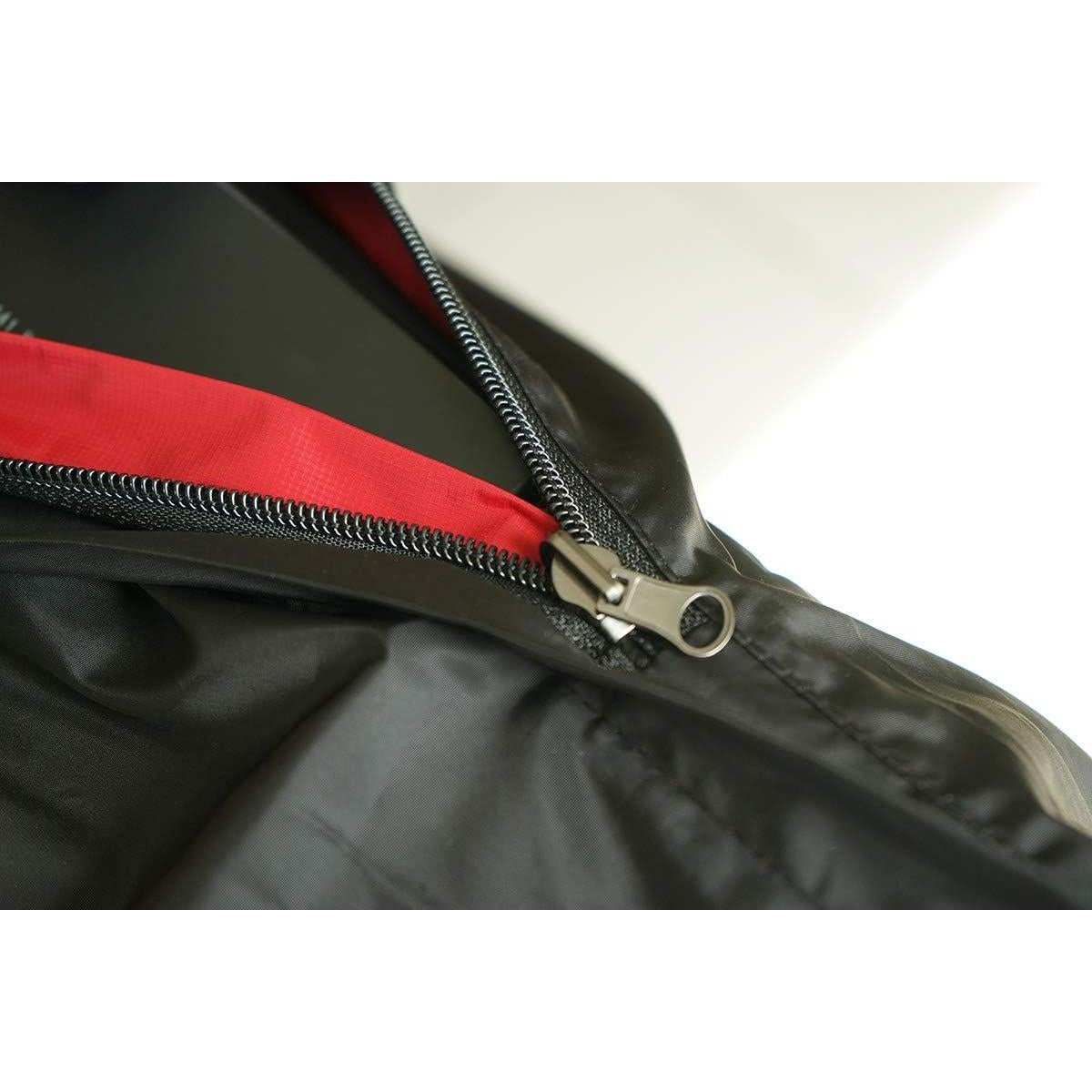 Cubierta de Teclado de Piano Clairevoire 136 cm Reversible Negro/Rojo