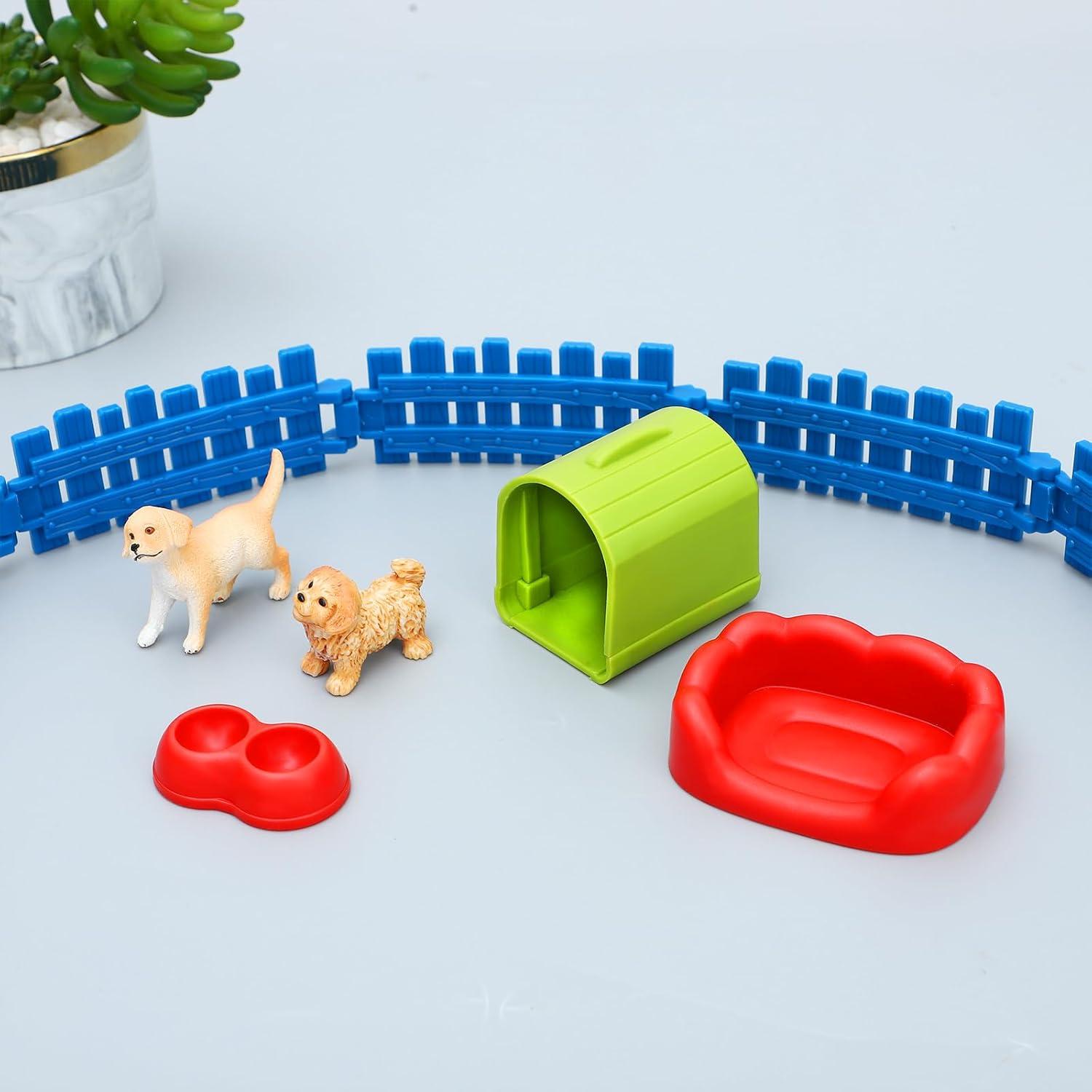 Juego de Figuras de Perro ONEST 6 Piezas Realistas