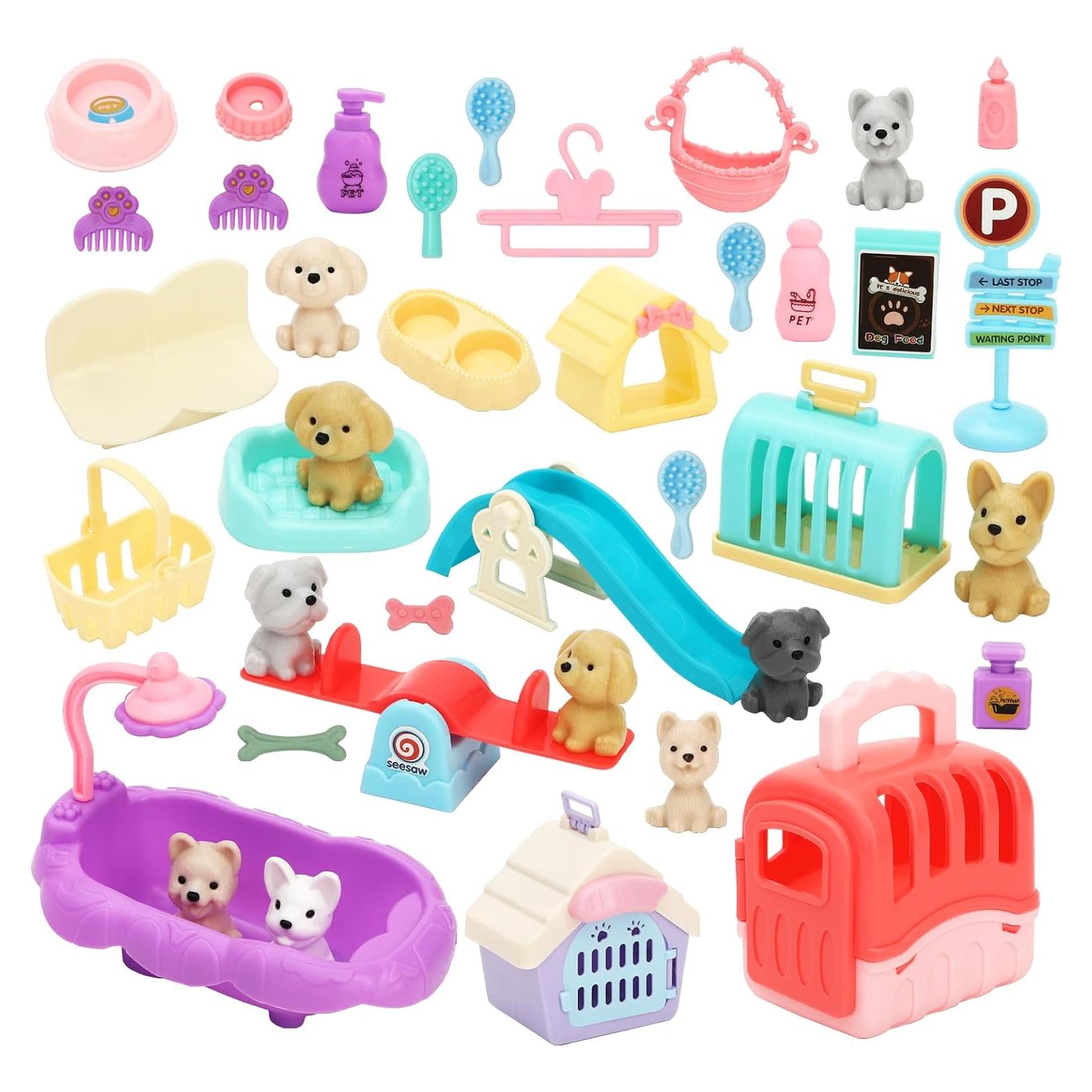 Juego de Figuras de Perro ONEST 41 Piezas Educativo