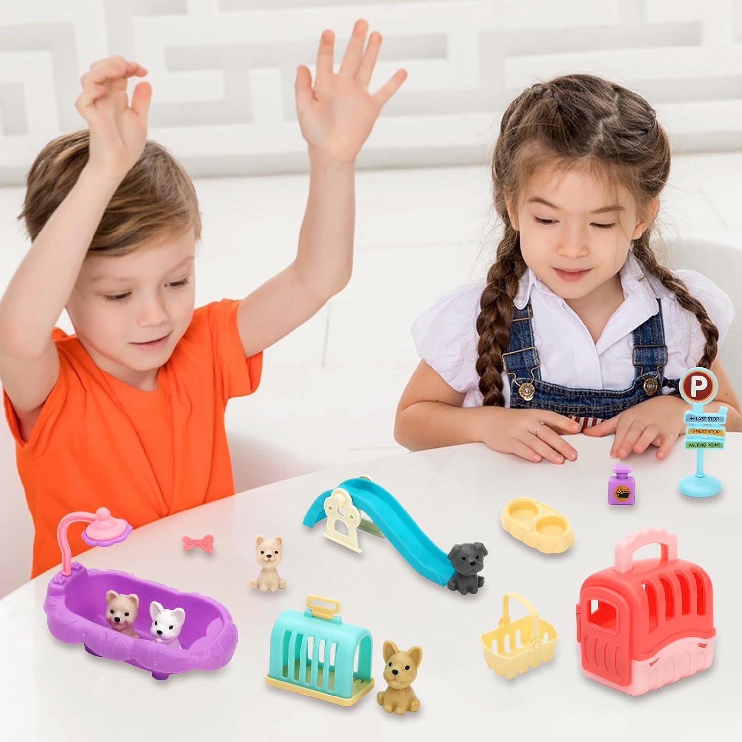 Juego de Figuras de Perro ONEST 41 Piezas Educativo