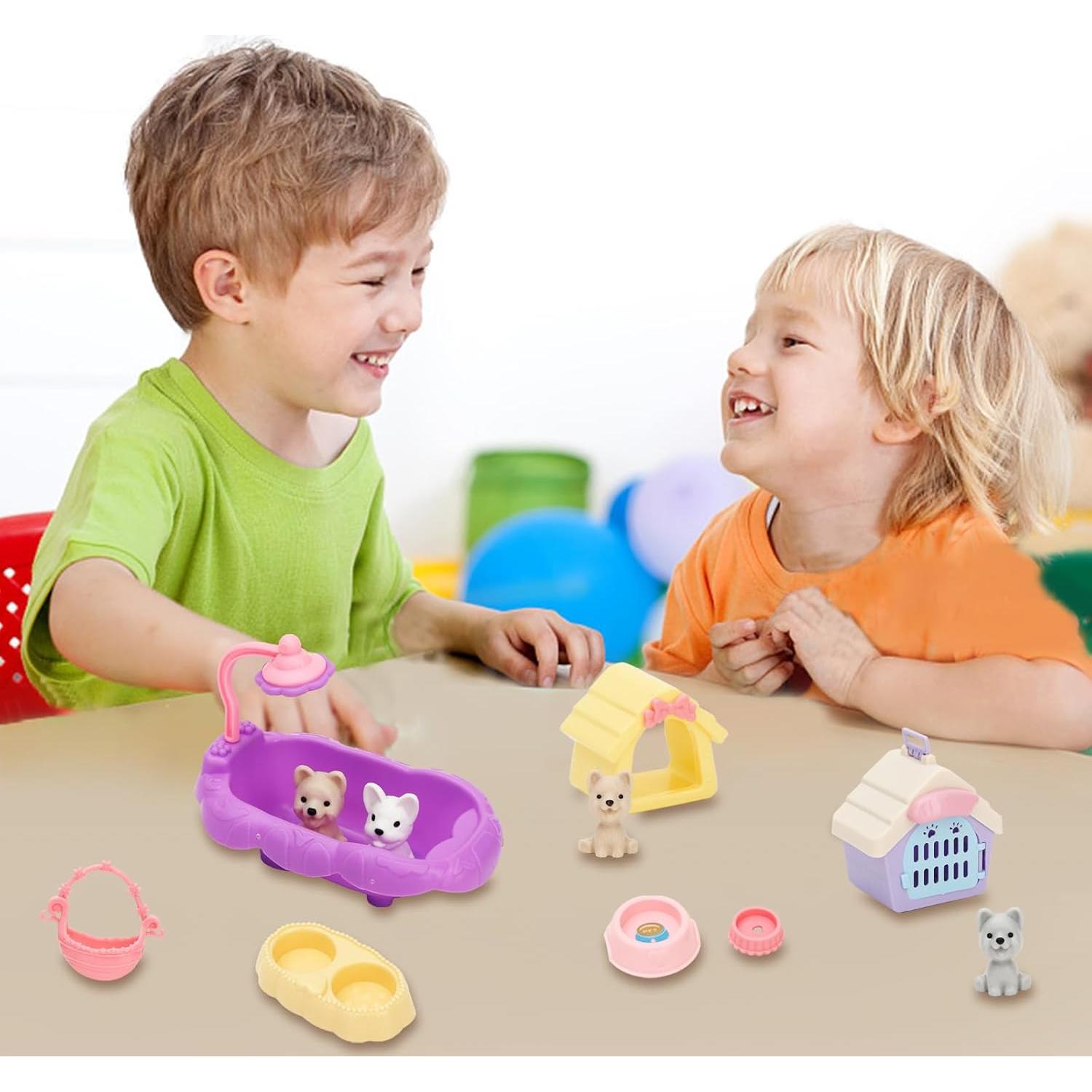 Juego de Figuras de Perro ONEST 41 Piezas Educativo