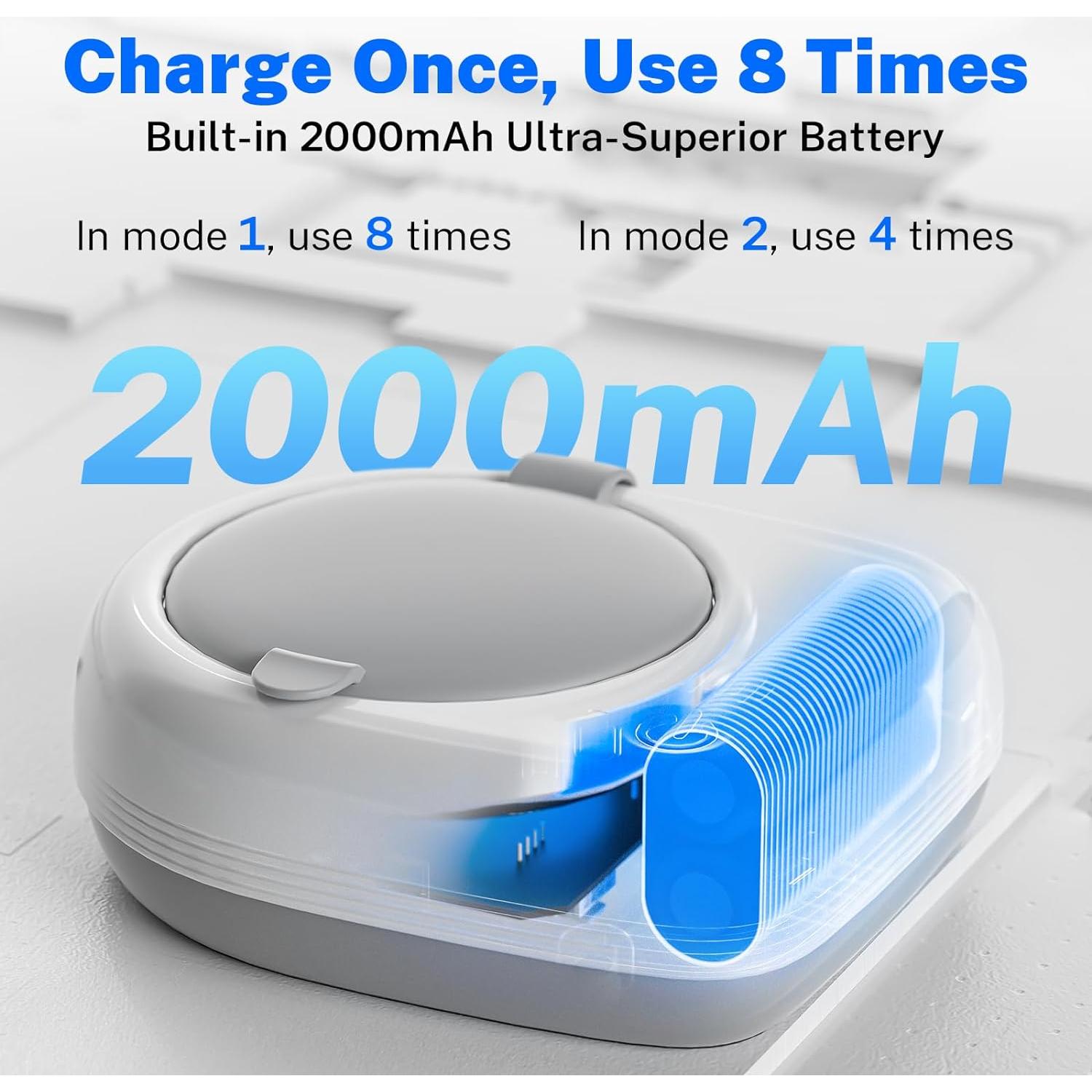 Limpiador Ultrasónico de Retenedores ELVASO 2000mAh Portátil