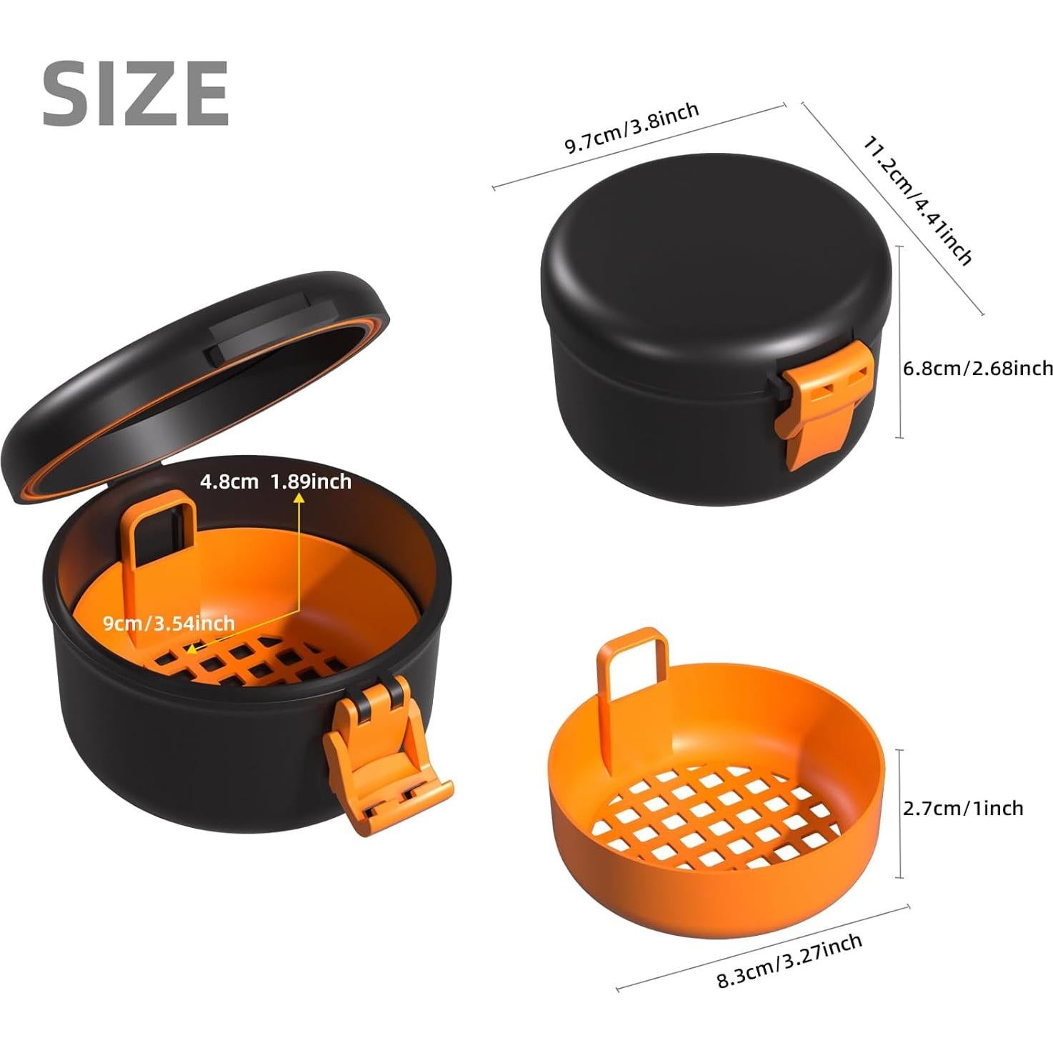 Estuche Limpiador a Prueba de Fugas ARGOMAX para Dentaduras