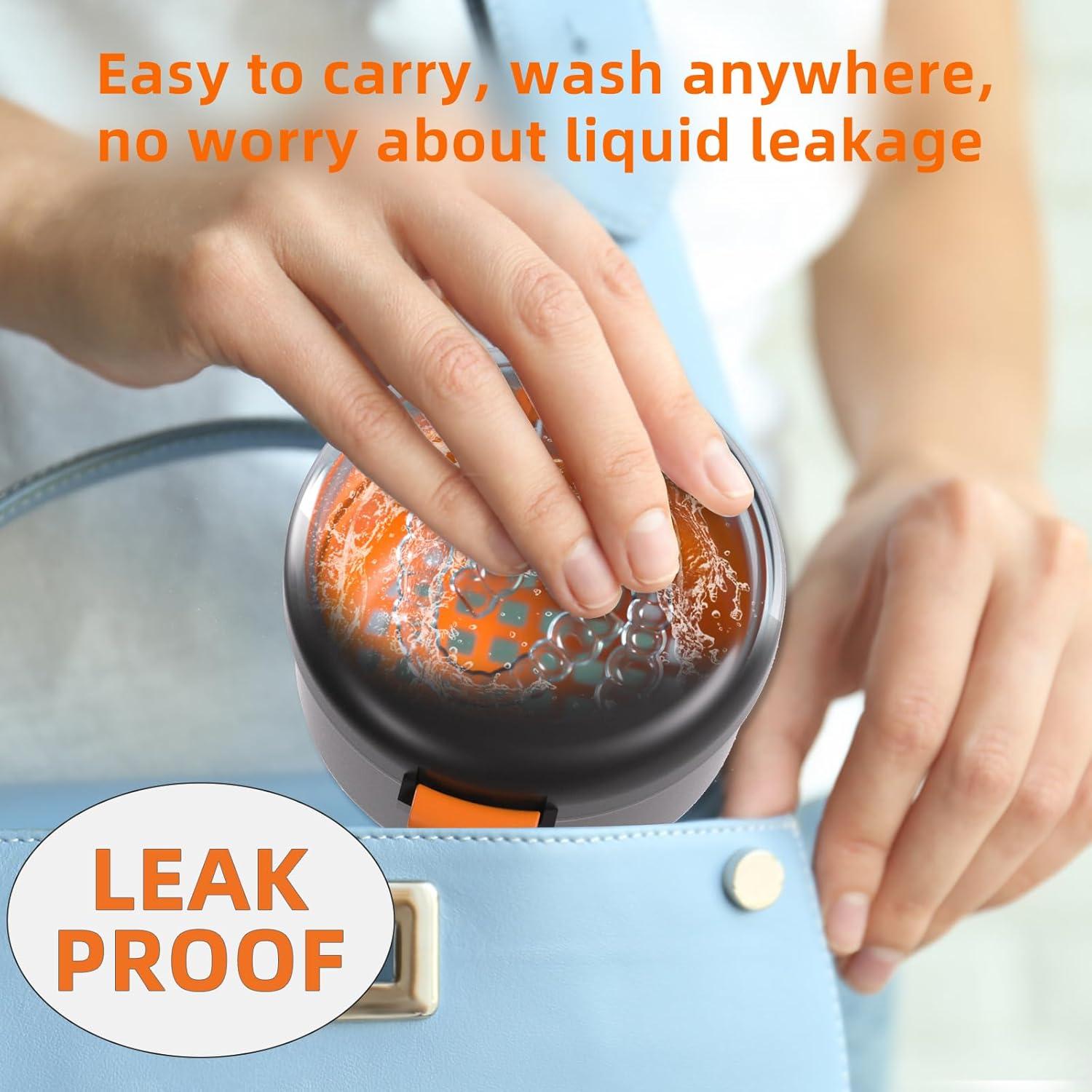 Estuche Limpiador a Prueba de Fugas ARGOMAX para Dentaduras