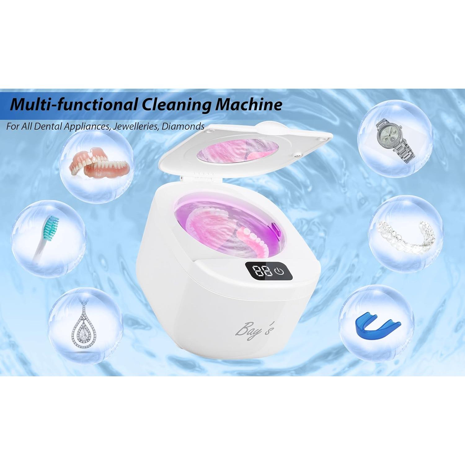 Limpiador Ultrasónico BAY'S 45kHz para Aparatos Dentales 230ml
