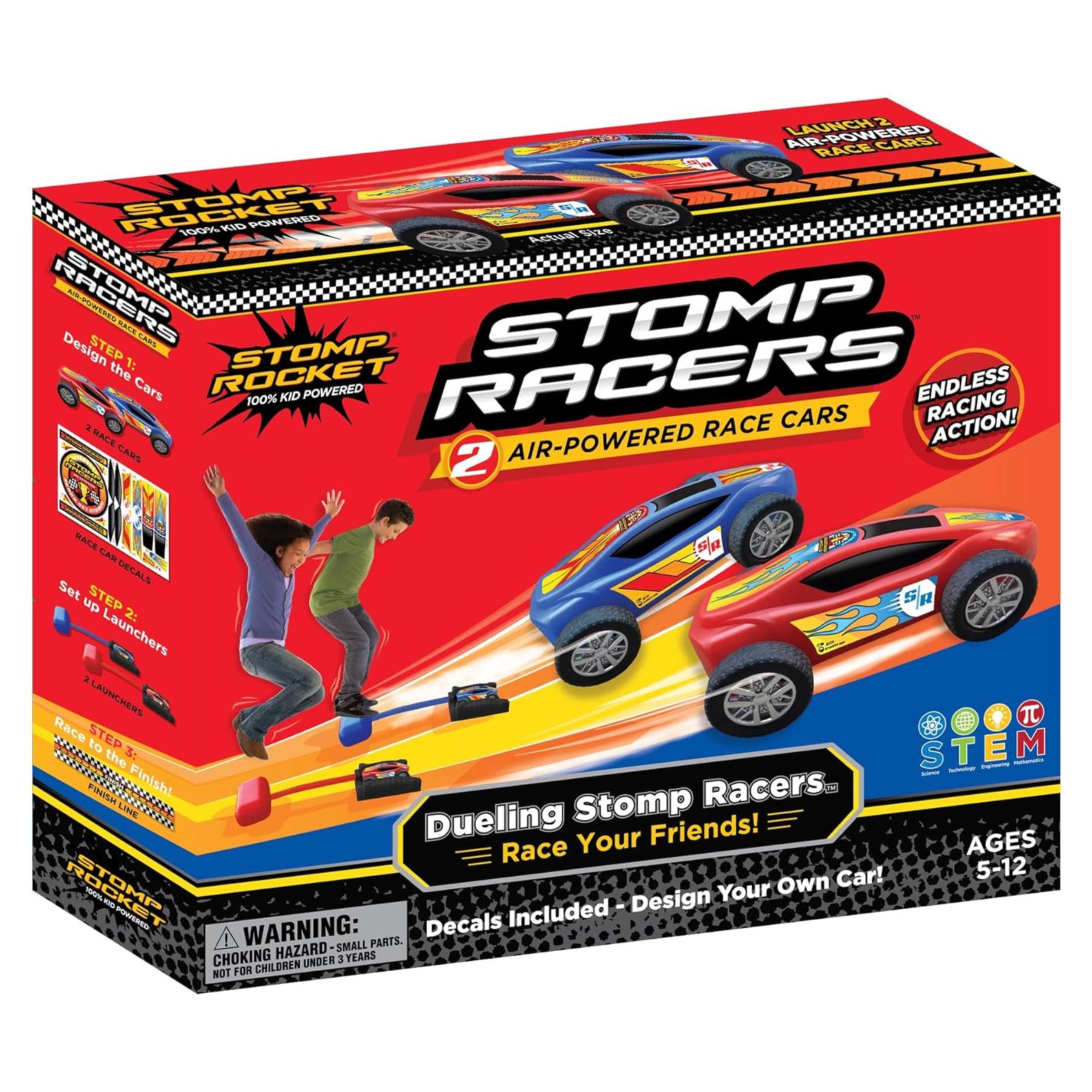 Coches de Carreras Stomp Rocket Dueling - Paquete de 2