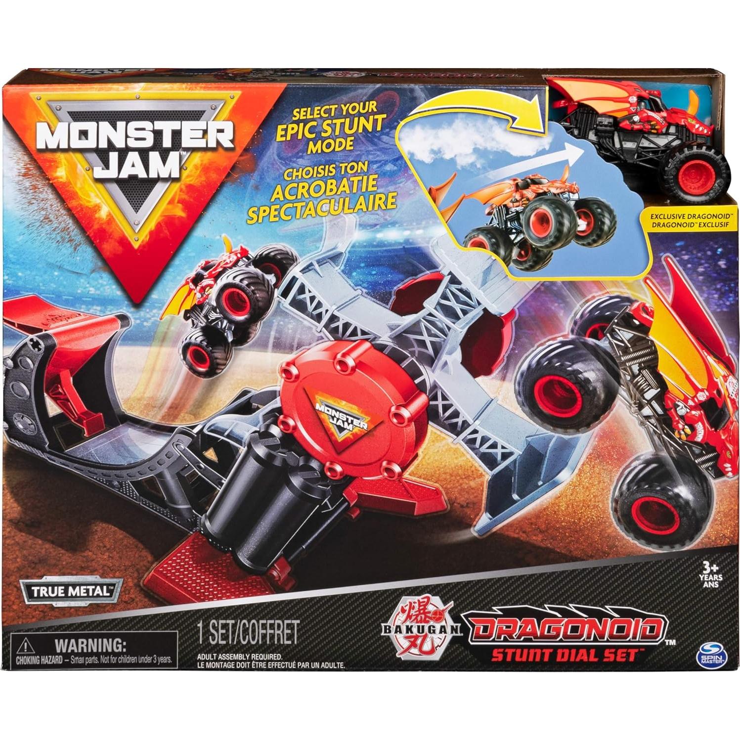 Set de Juego Bakugan Dragonoid Stunt Dial - Monster Jam