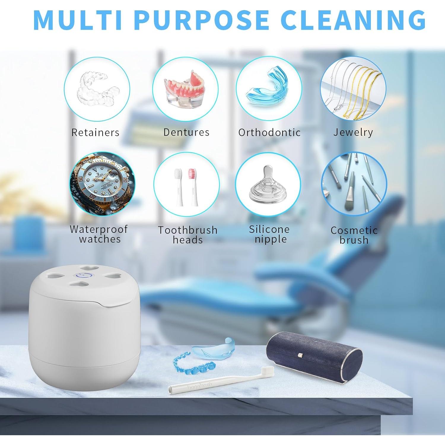 Limpiador Ultrasónico ZONIX 300ML para Retenedores y Joyería