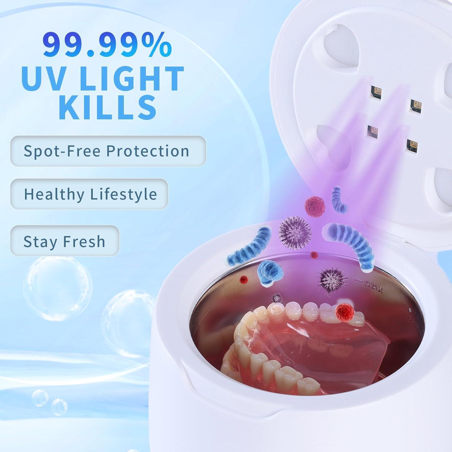 Limpiador Ultrasónico ZONIX 300ML para Retenedores y Joyería