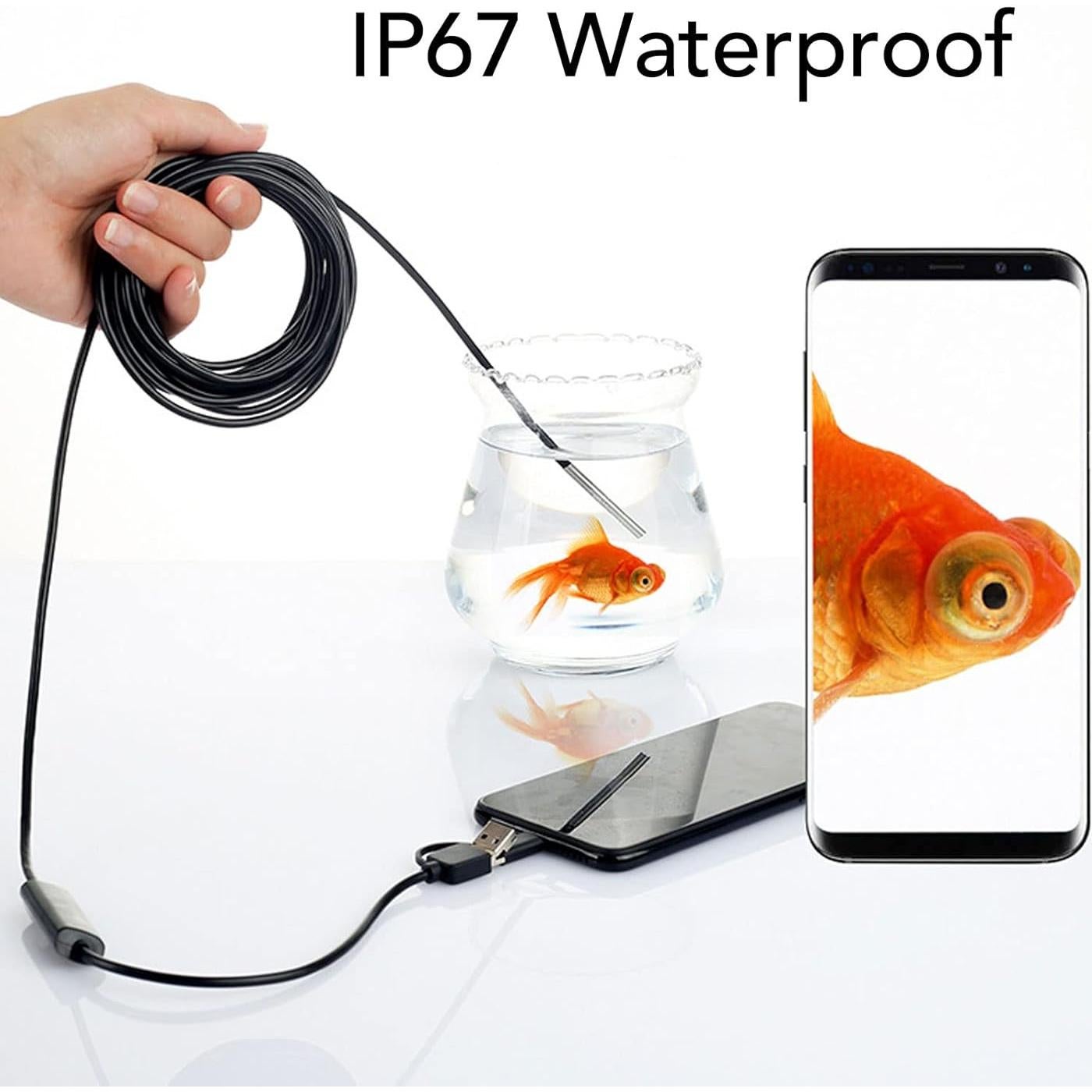 Cámara Endoscópica Pilipane 5.5mm IP67 480P para Android