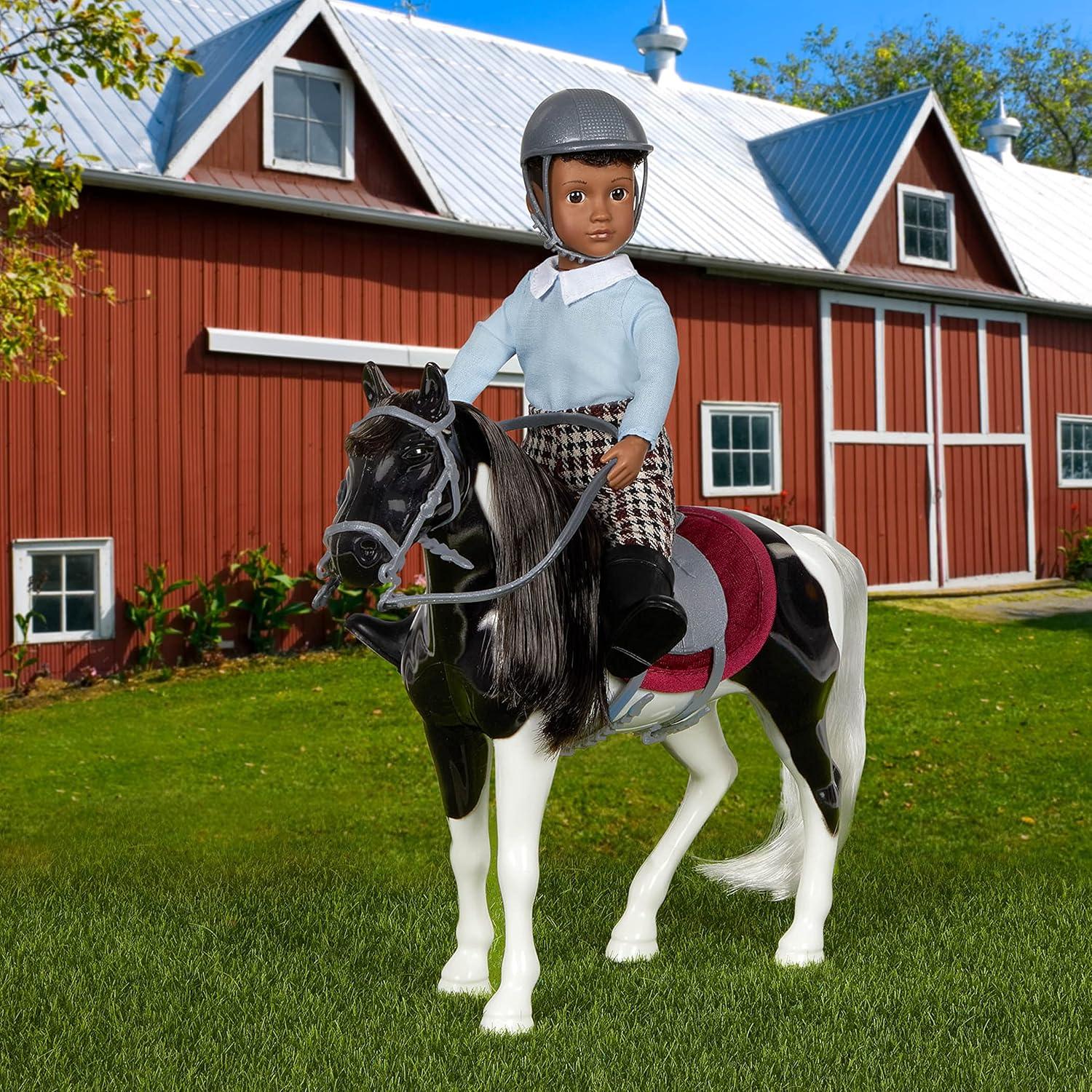 Muñeco Mini Niño y Caballo Landon y Luna - 15,24 cm