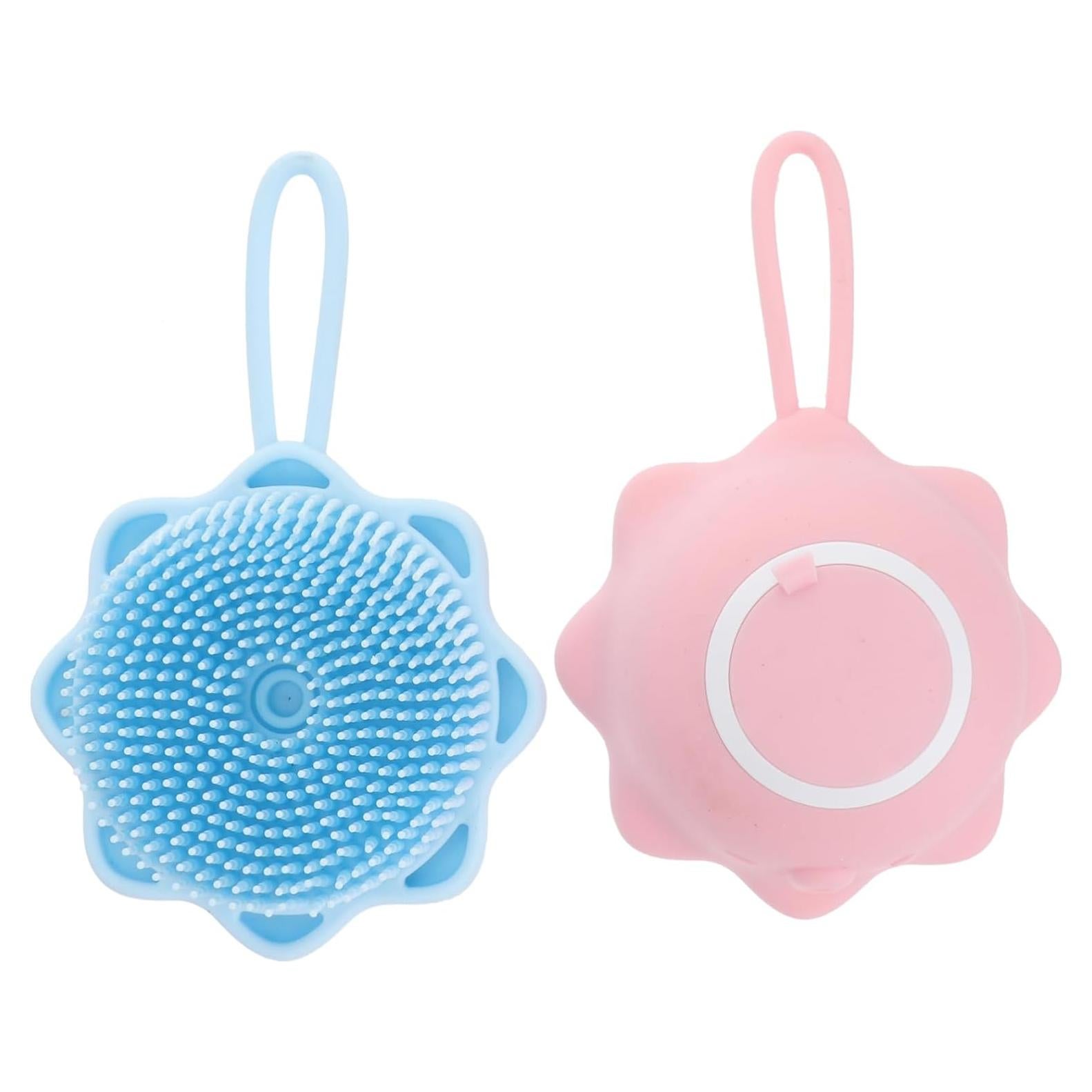 2 Cepillos de Baño TOGEVAL para Recién Nacidos - Silicona Suave