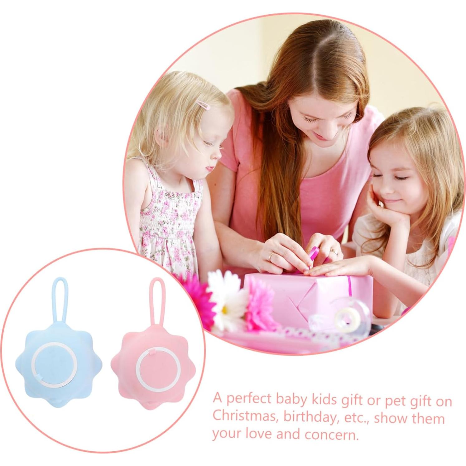 2 Cepillos de Baño TOGEVAL para Recién Nacidos - Silicona Suave