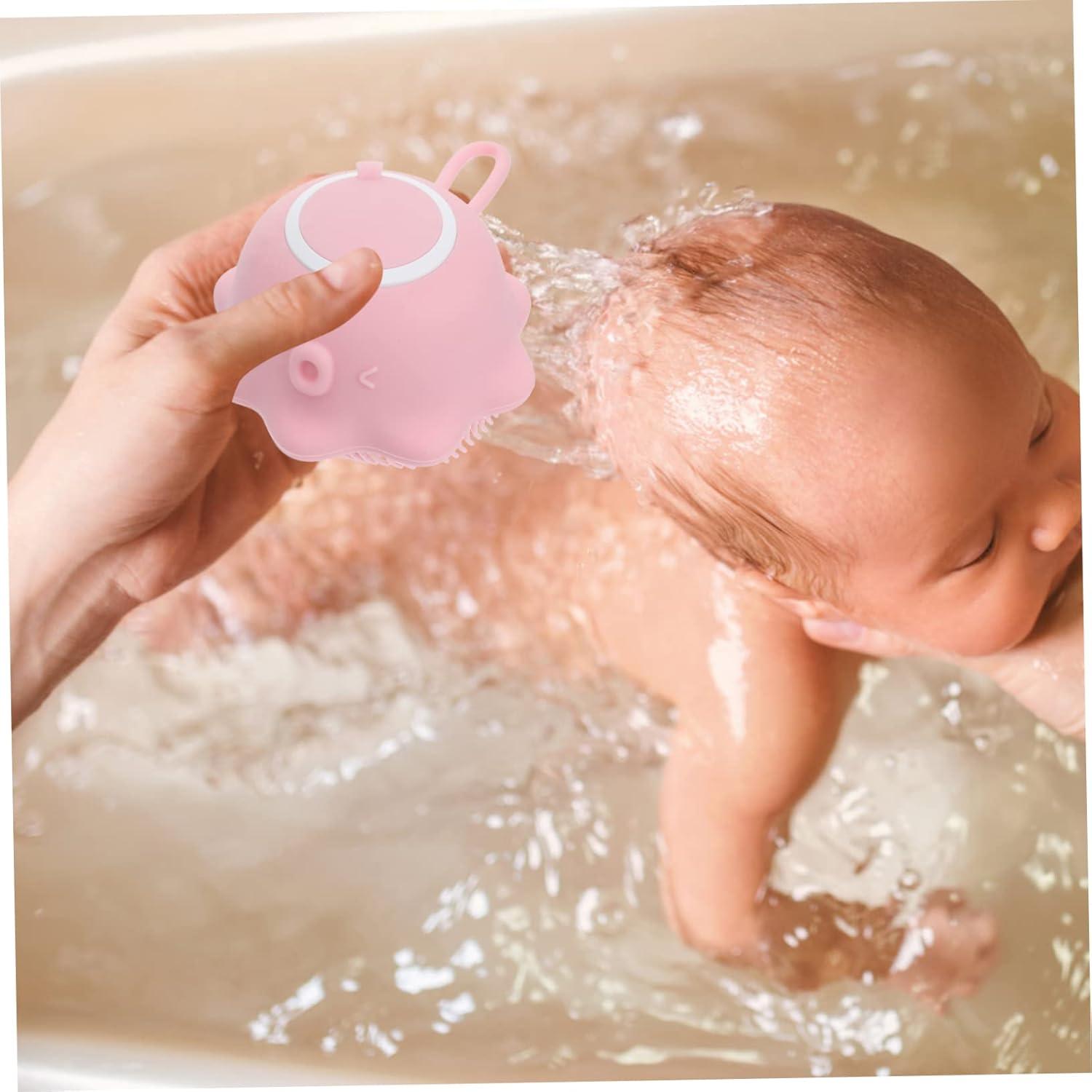 2 Cepillos de Baño TOGEVAL para Recién Nacidos - Silicona Suave