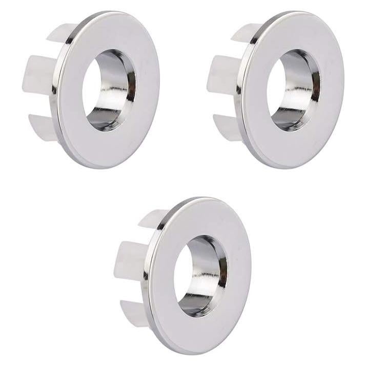 Cubierta de desbordamiento de lavabo JinHua Cromo 3 Pcs