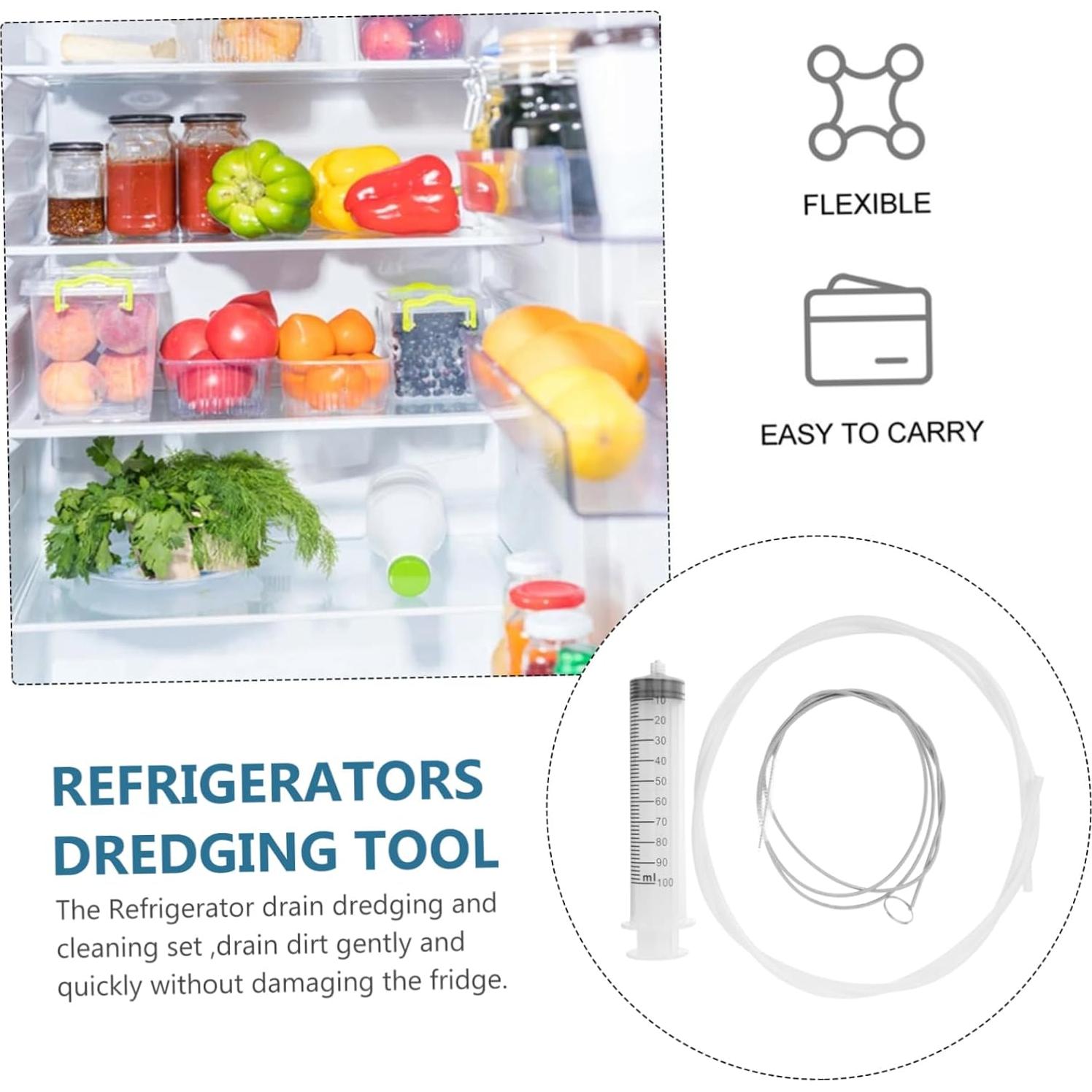 LIFKOME Herramienta de Drenaje para Refrigerador - Kit de Limpieza