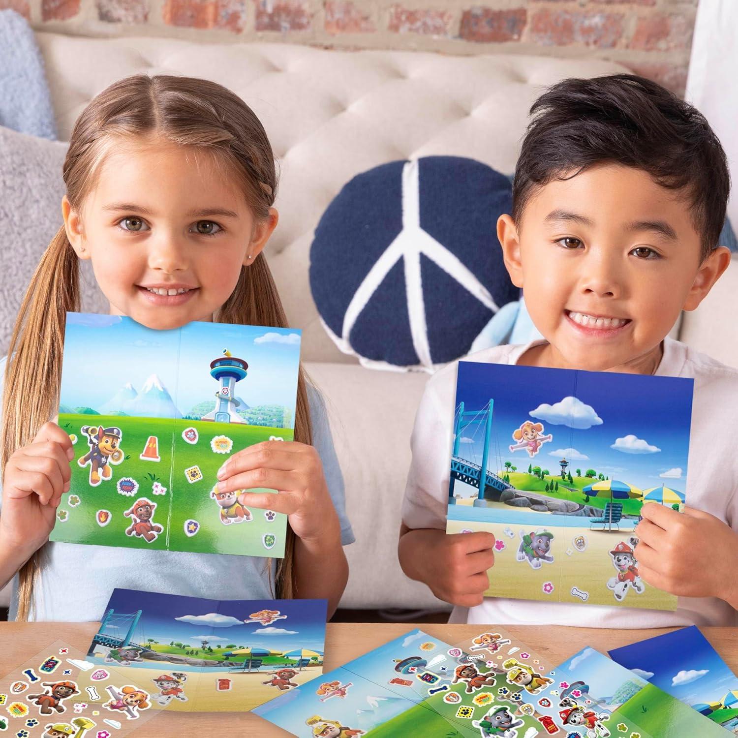 Set de Pegatinas Paw Patrol - 6 Juegos Reutilizables