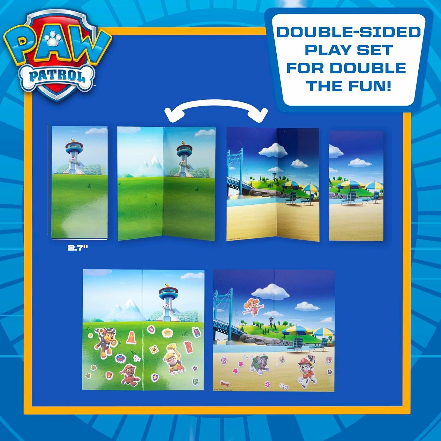 Set de Pegatinas Paw Patrol - 6 Juegos Reutilizables