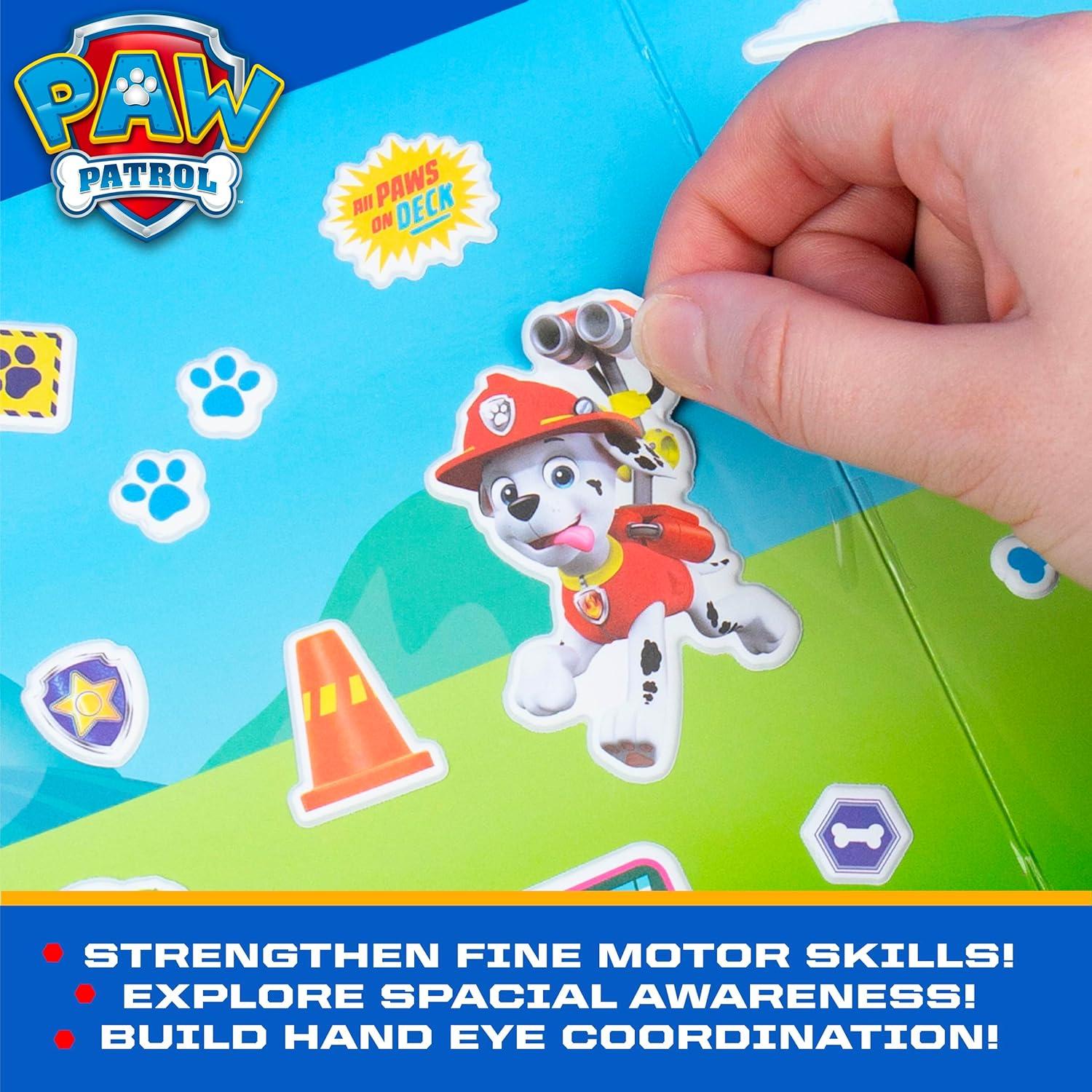 Set de Pegatinas Paw Patrol - 6 Juegos Reutilizables