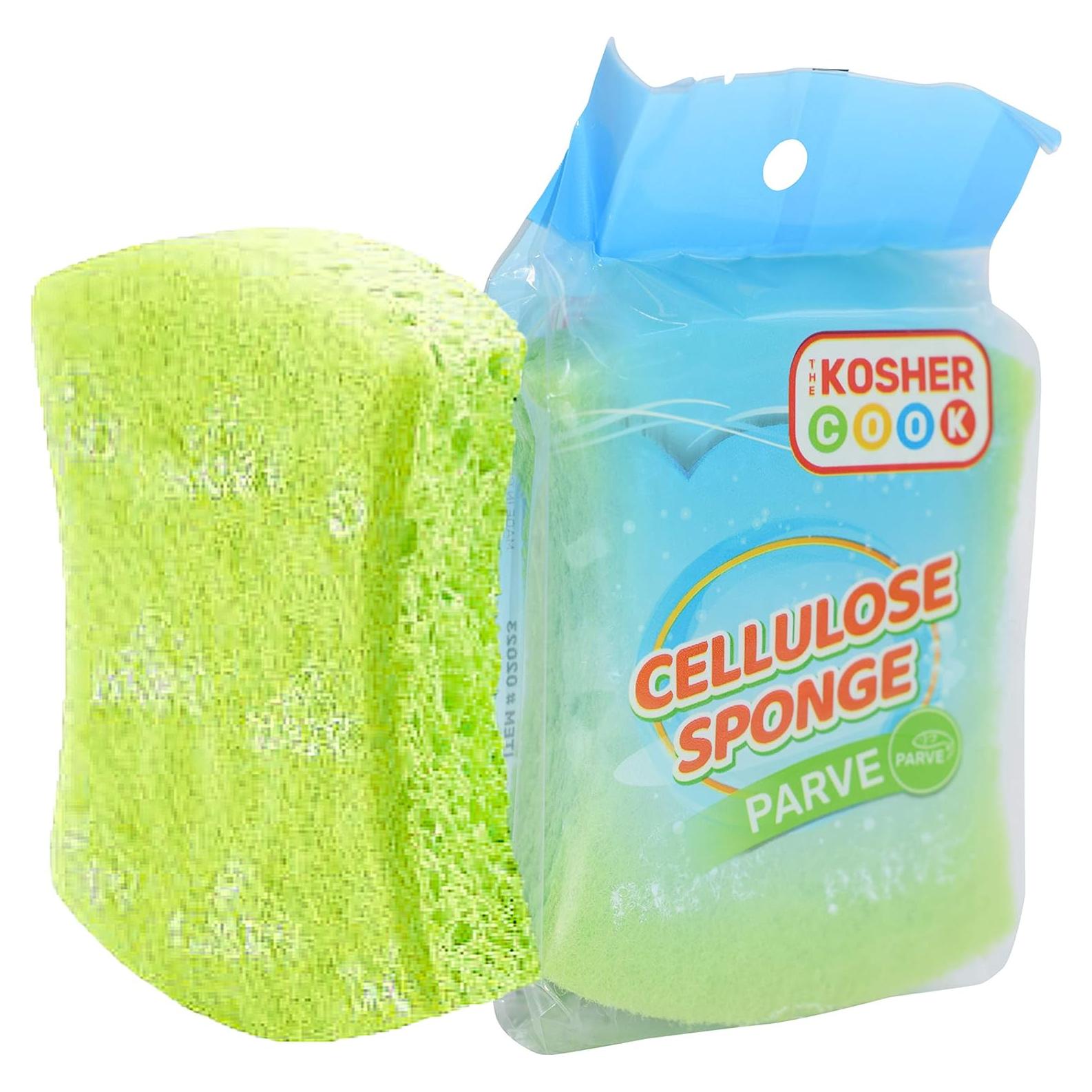 Esponjas de Limpieza Celulosa Verde The Kosher Cook - 1 Unidad