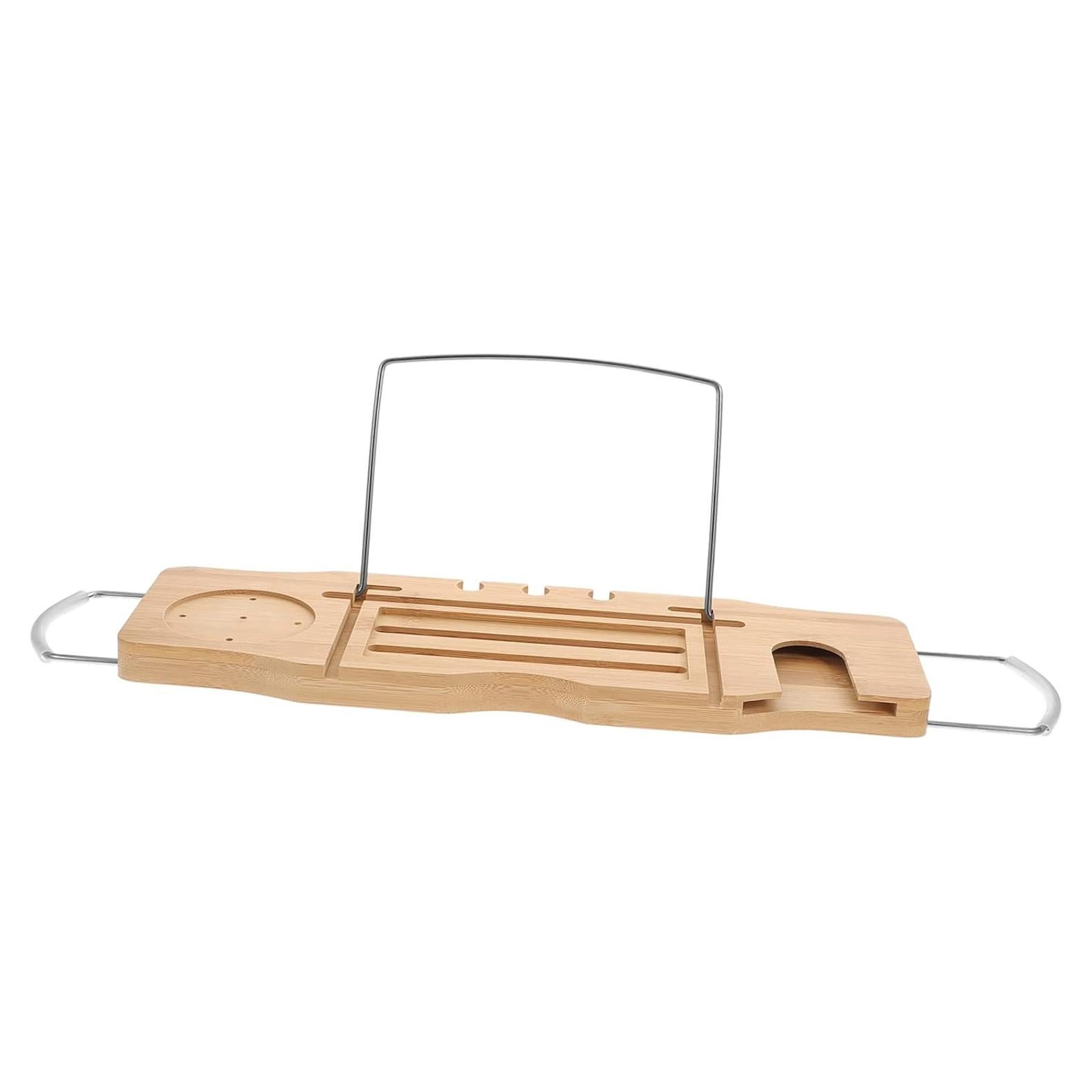 Bandeja Ajustable para Bañera BUGUUYO - Soporte para Teléfono y Almacenamiento