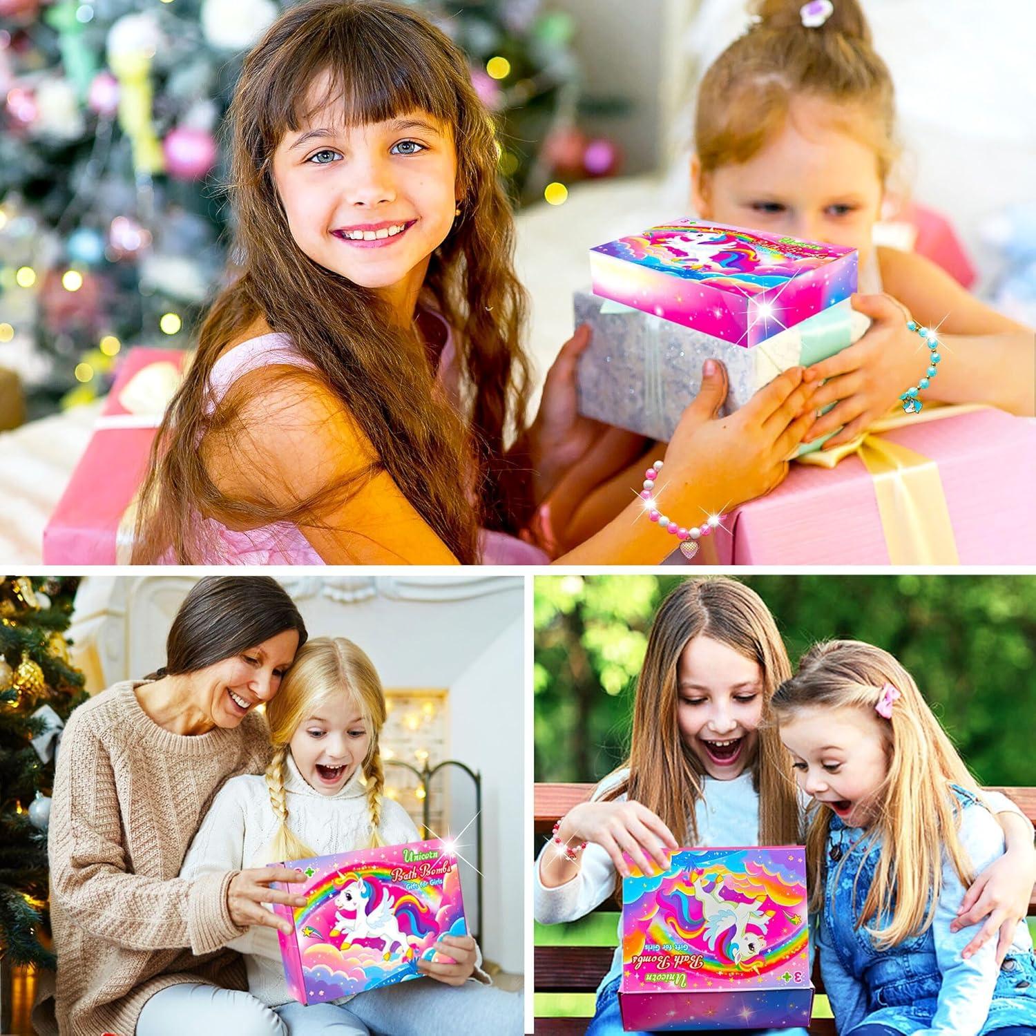 Bolas de Baño de Unicornio Phaorui - Set de 12 Aromáticas