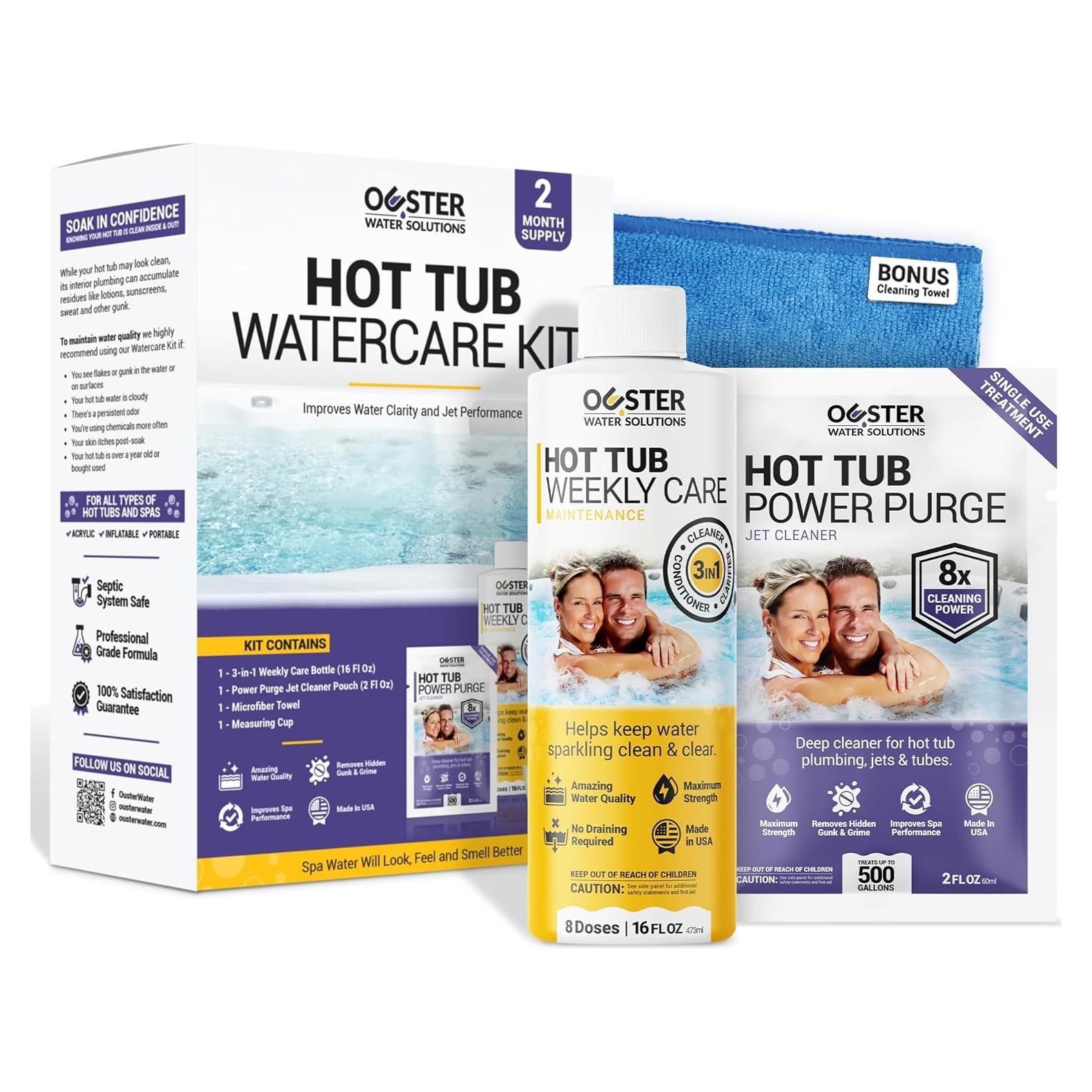 Kit de Cuidado del Agua para Spa Bio Ouster 3en1 532ml