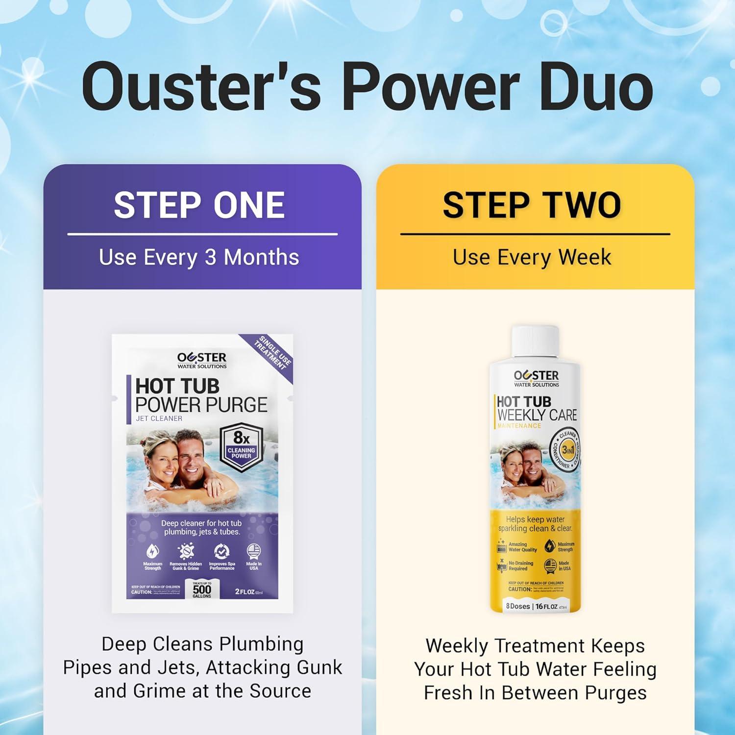 Kit de Cuidado del Agua para Spa Bio Ouster 3en1 532ml