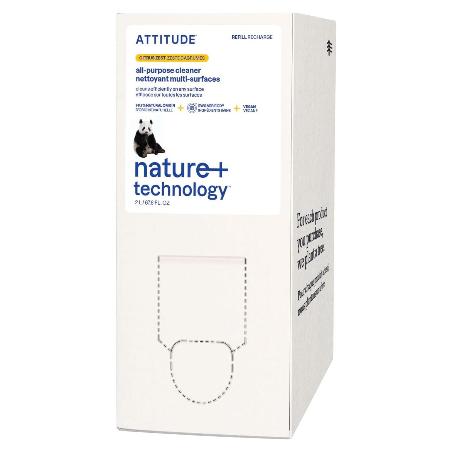 Limpiador Multiusos ATTITUDE 2L Vegano Aroma Cítricos