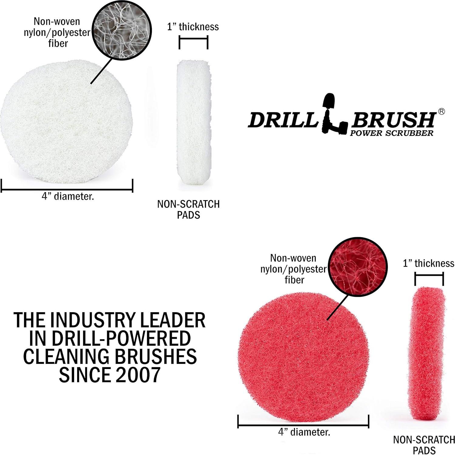 Juego de Almohadillas de Limpieza para Taladro Drillbrush