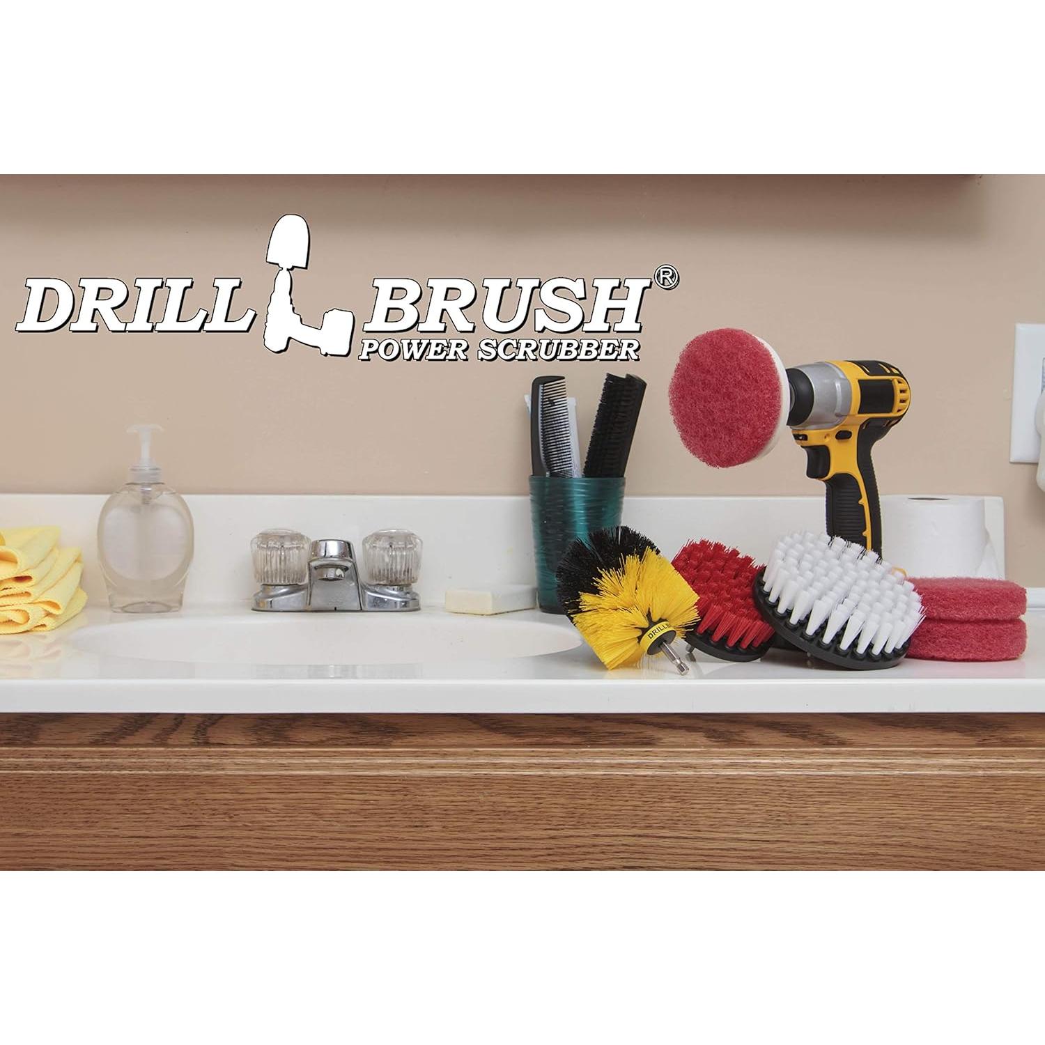 Cepillo de Taladro Drillbrush para Limpieza de Baño y Cocina