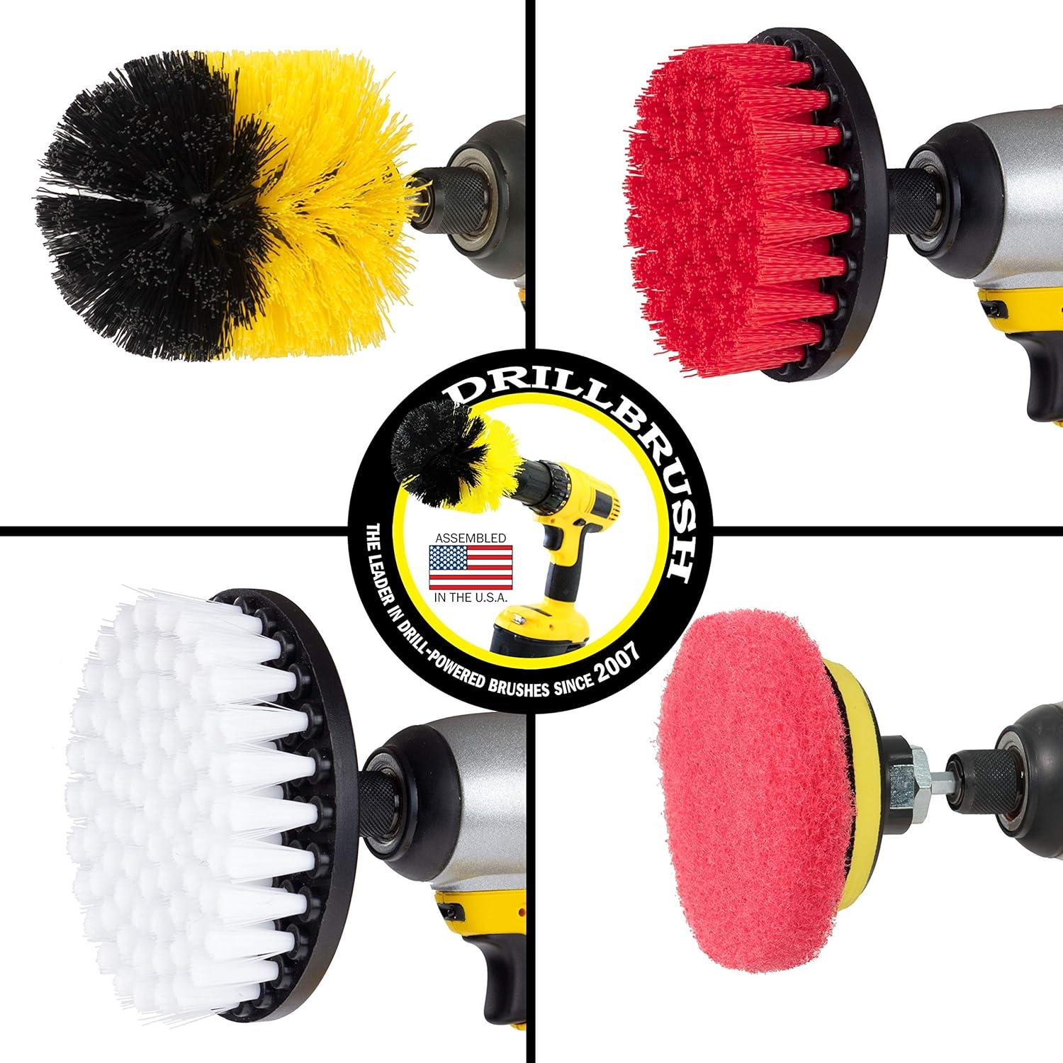Cepillo de Taladro Drillbrush para Limpieza de Baño y Cocina