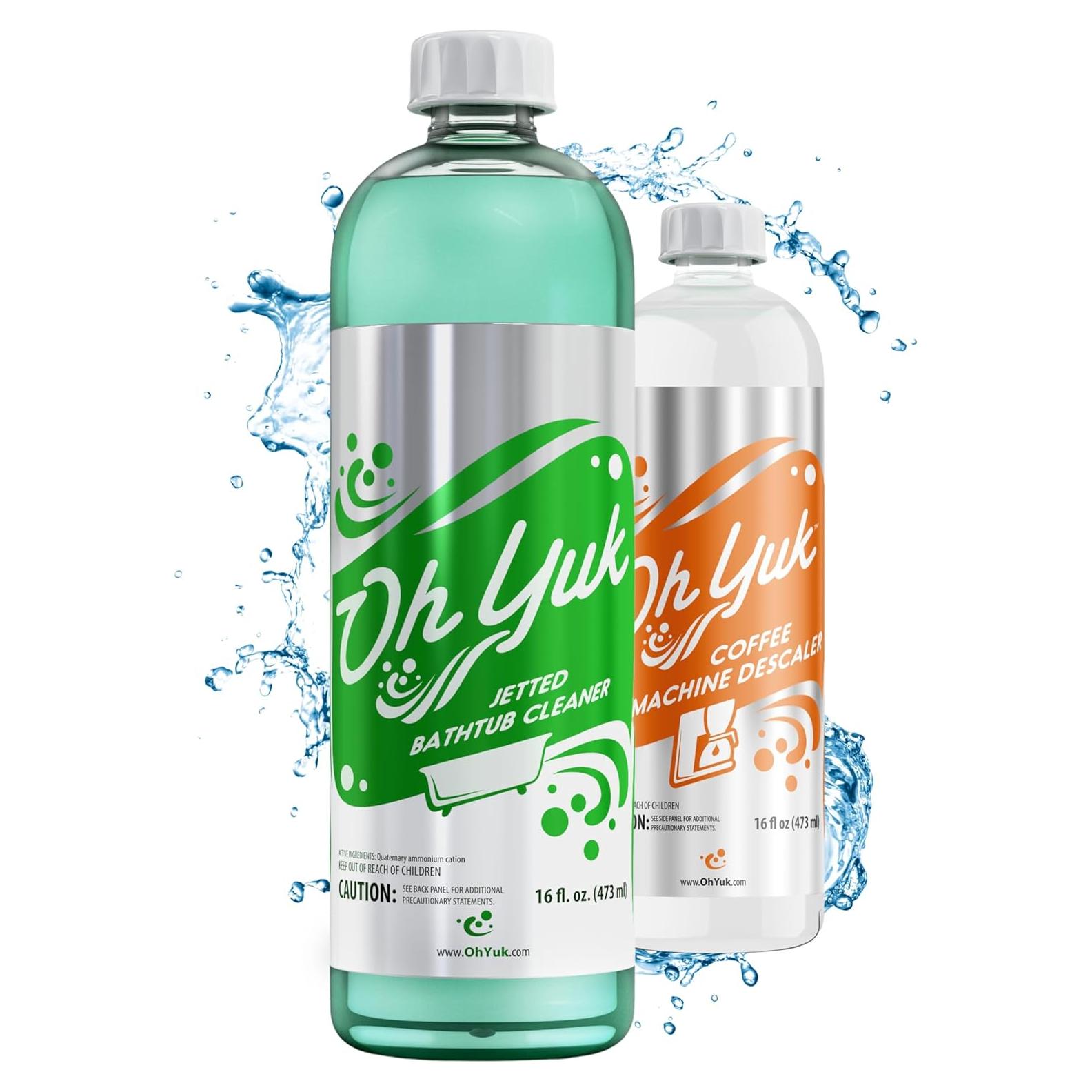 Paquete Limpiador Bañera con Jets y Desincrustante Oh Yuk 473ml