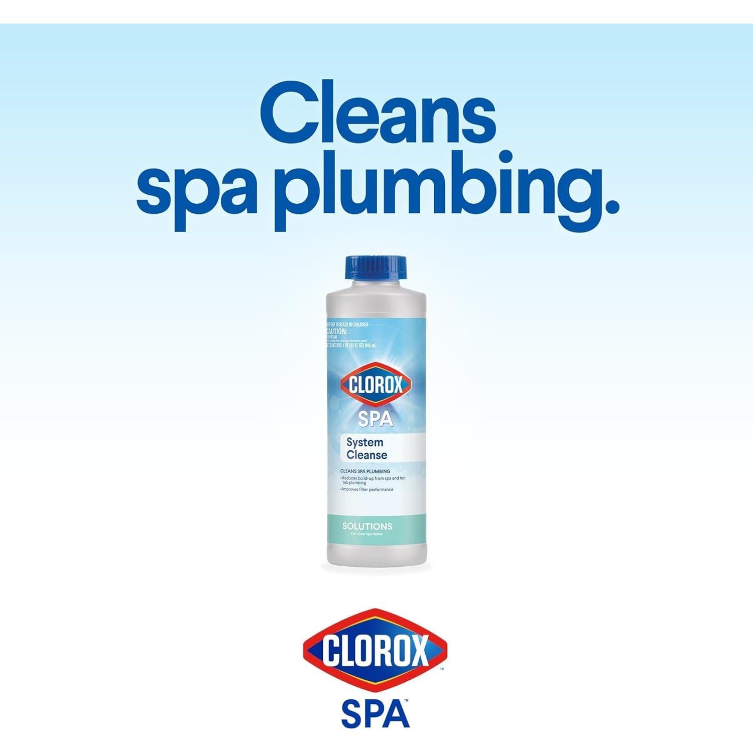 Clorox Pool & Spa Sistema de Limpieza 0.91L para Spa y Jacuzzi