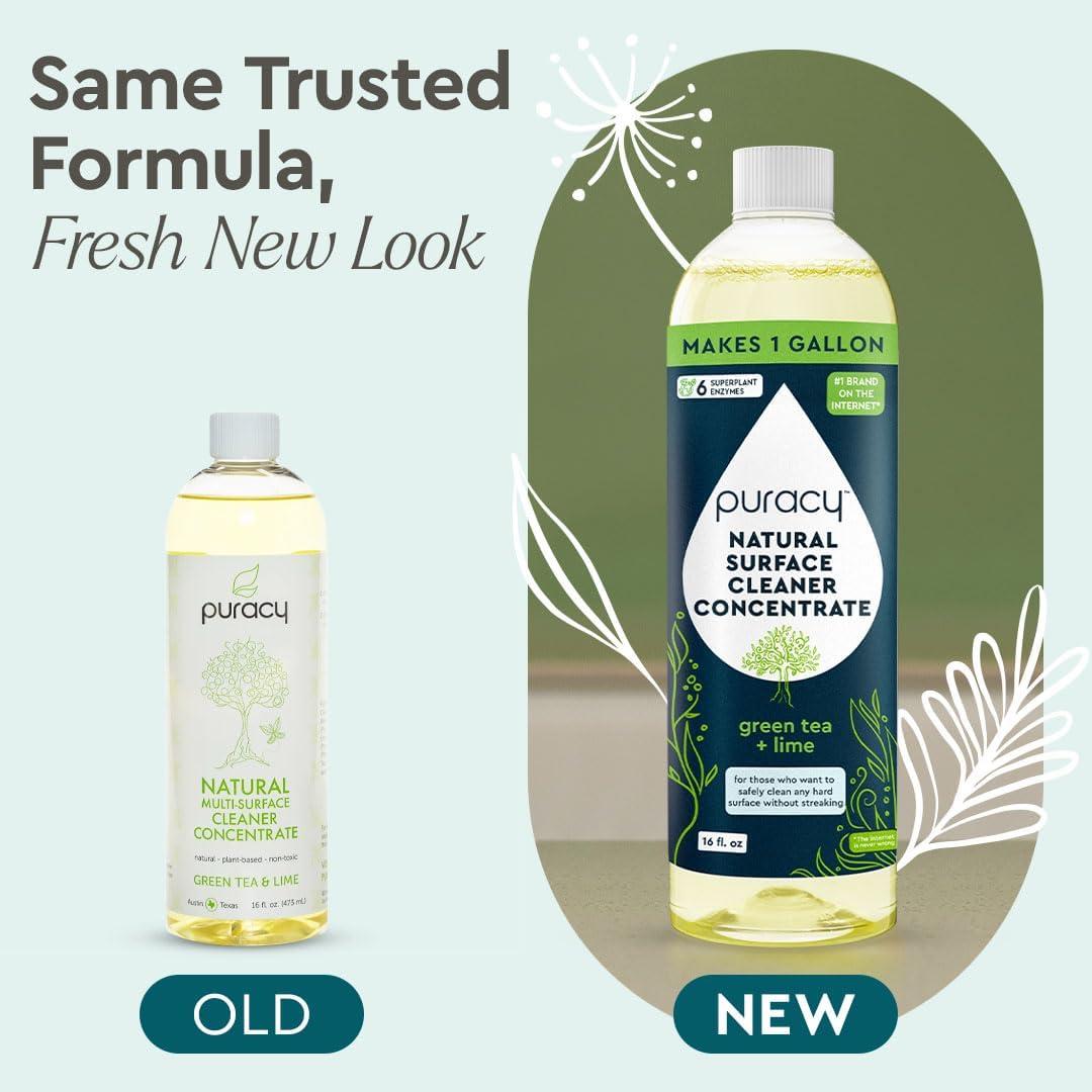 Limpiador Multiusos Natural Puracy 16oz Té Verde y Lima