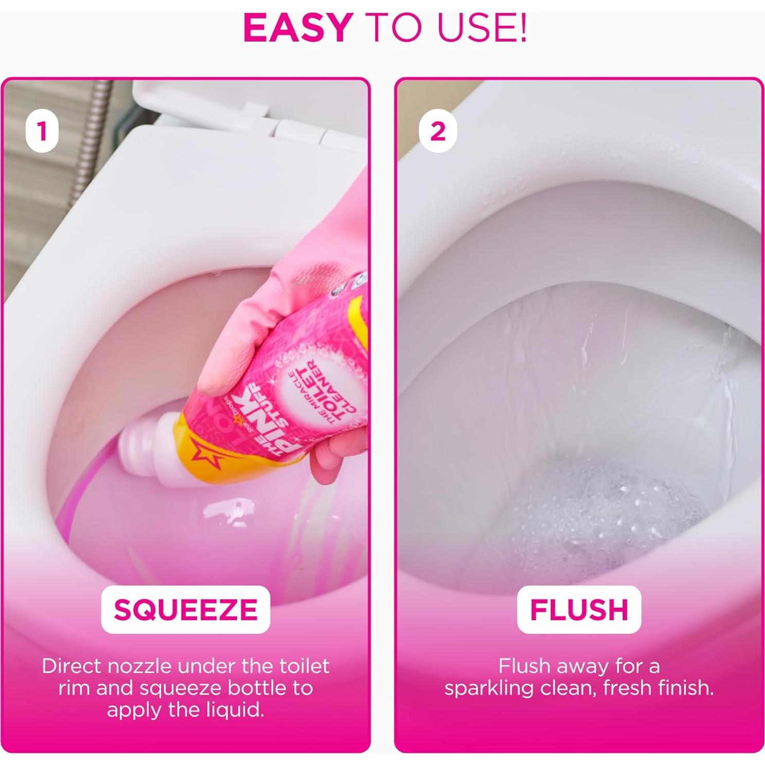 Limpiador de Inodoros The Pink Stuff 750ml - Gel Antical y Aromático