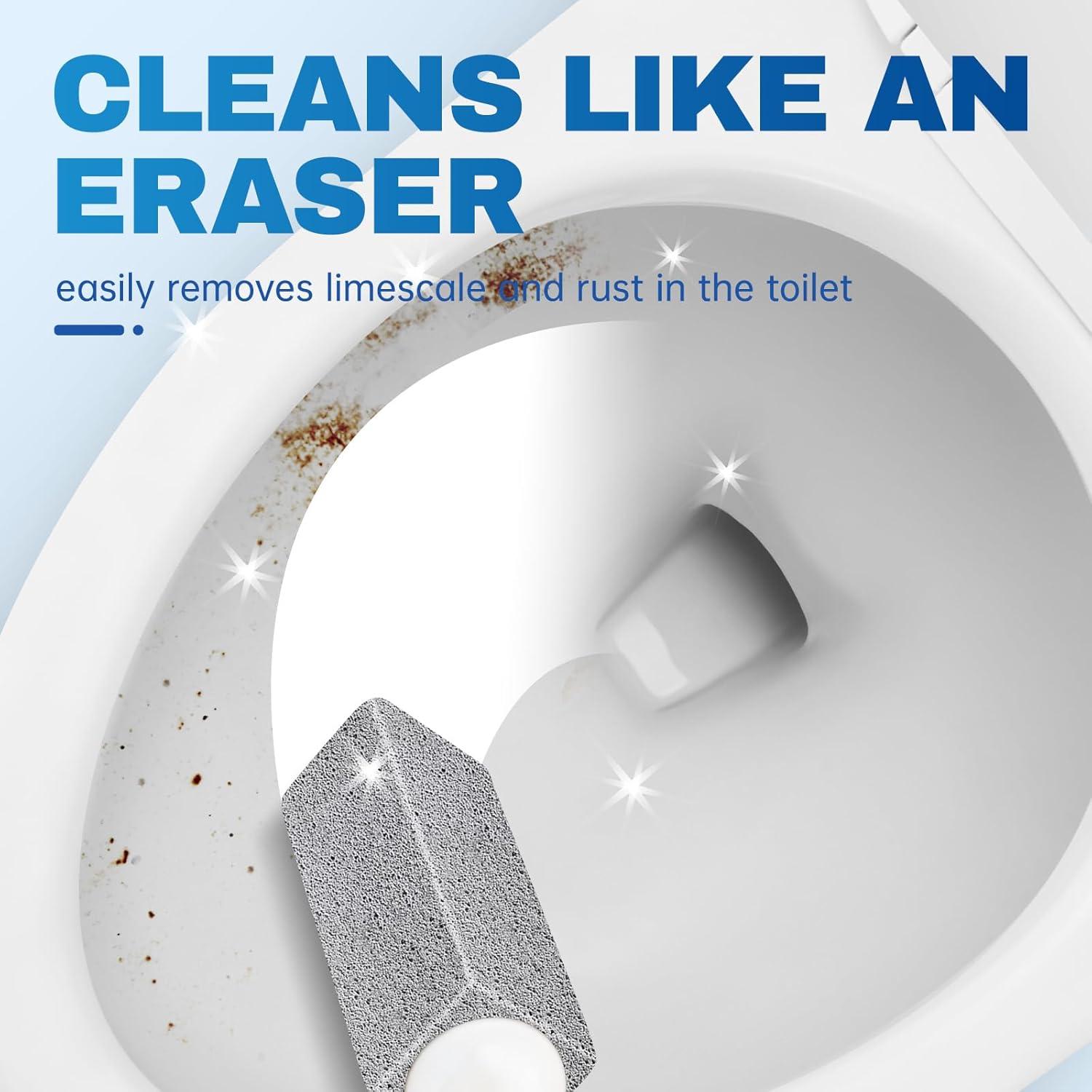 Cepillo de Inodoro Vacplus - 4 Unidades de Piedra Pómez Ecológica