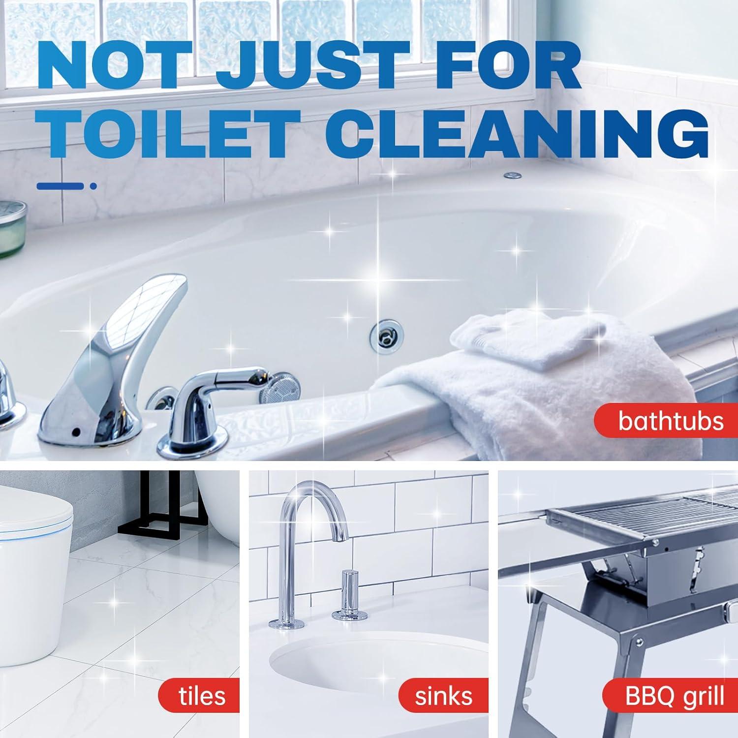 Cepillo de Inodoro Vacplus - 4 Unidades de Piedra Pómez Ecológica