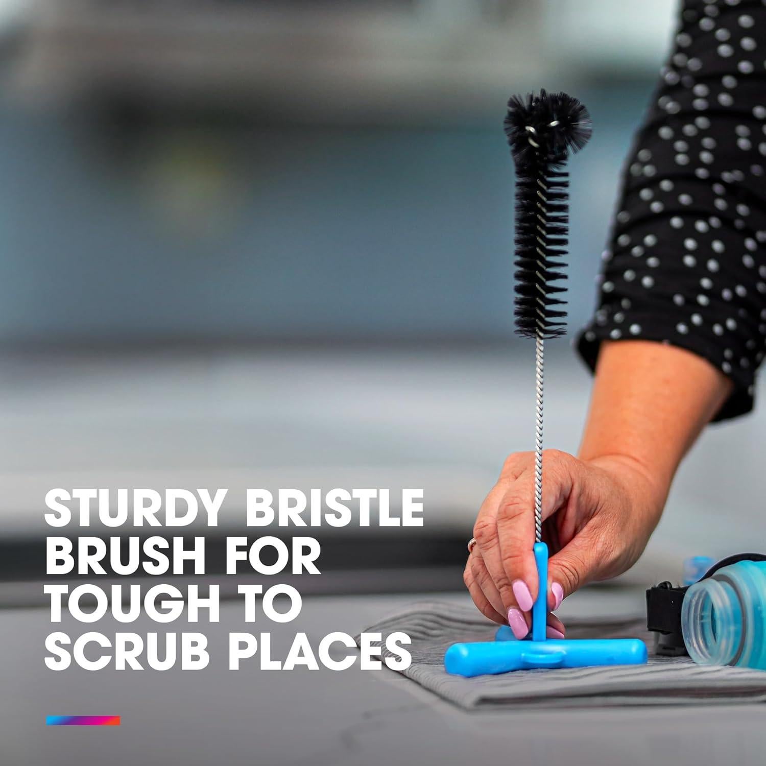 Kit de Limpieza HydraPak - Cepillo y Soporte de Secado