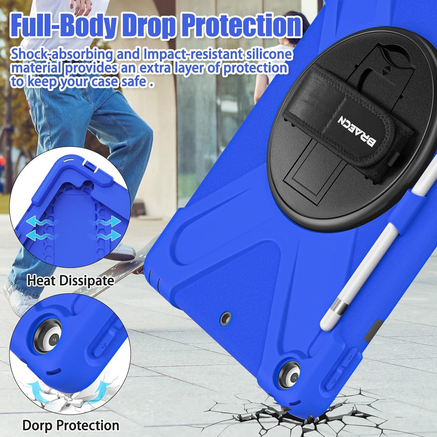 Funda Protectora BRAECNstock para iPad 10.2" 9na/8va/7ma Gen Azul