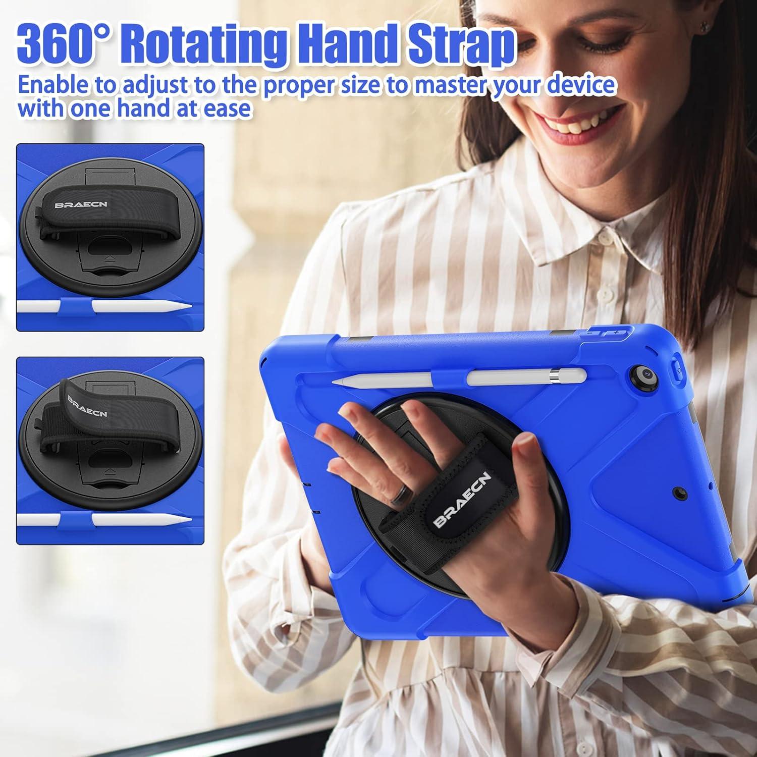 Funda Protectora BRAECNstock para iPad 10.2" 9na/8va/7ma Gen Azul