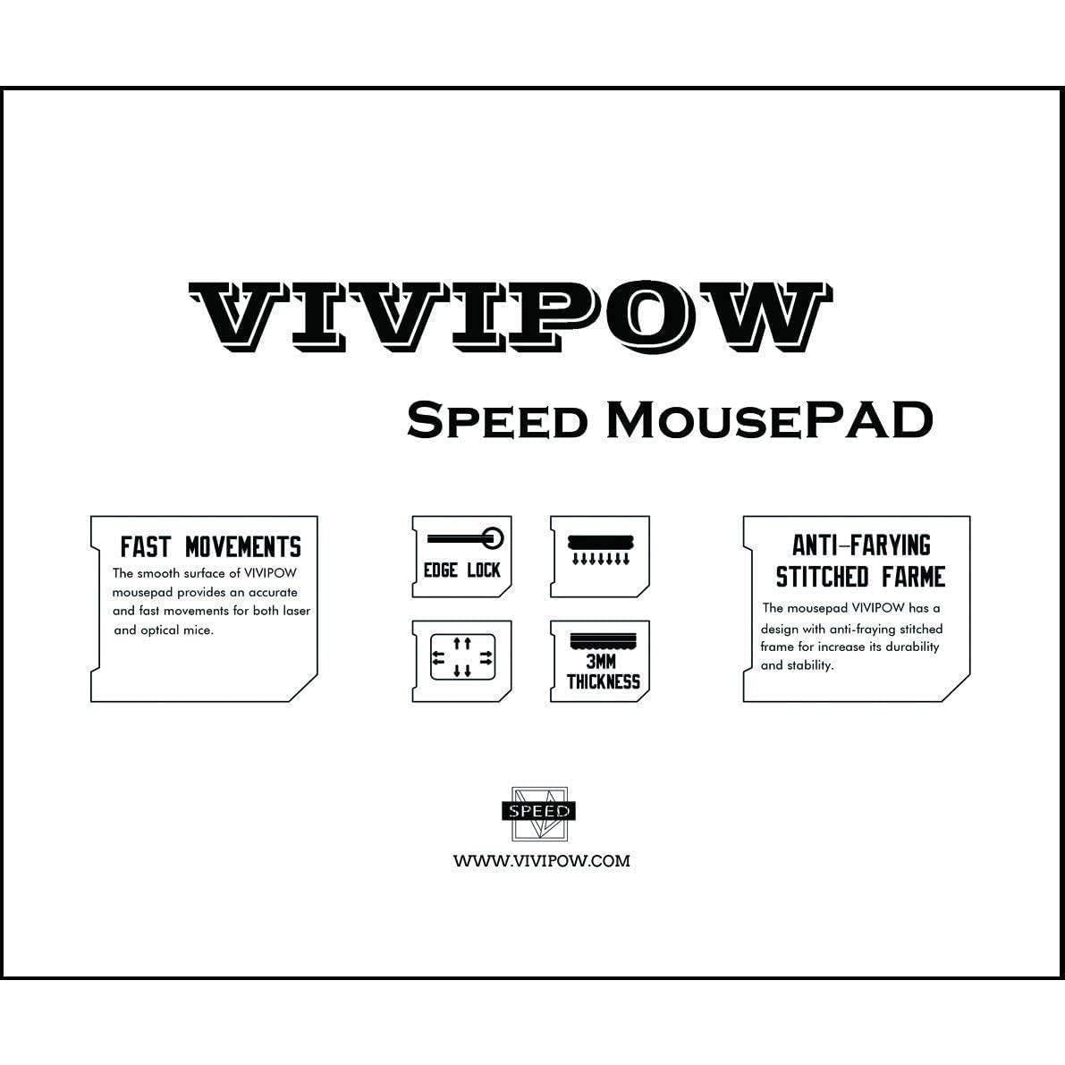 Alfombrilla de Ratón VIVIPOW Jarrón-Girasol 24x20 cm