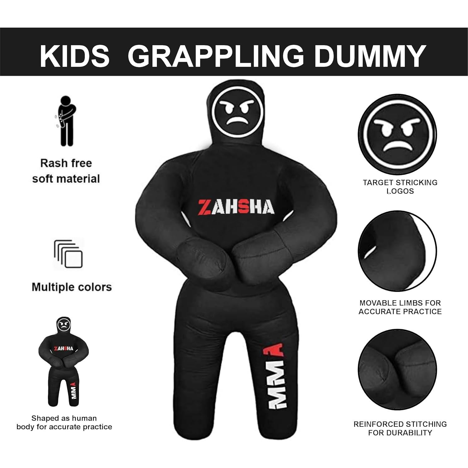 Muñeco de Grappling Zahsha MMA 100cm Lona Premium Entrenamiento
