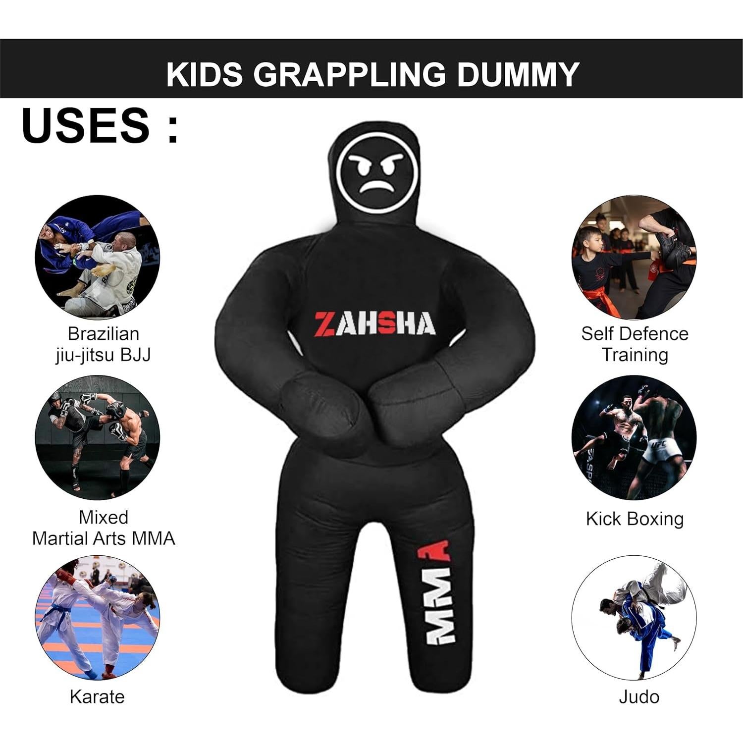Muñeco de Grappling Zahsha MMA 100cm Lona Premium Entrenamiento