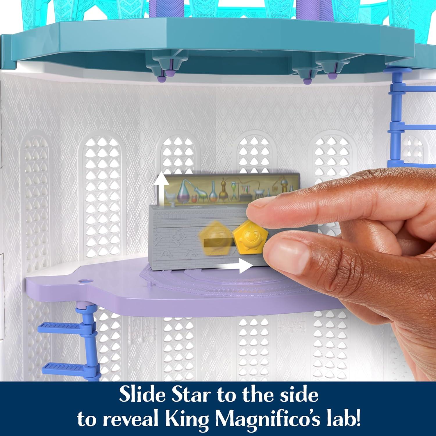 Casa de Muñecas Castillo Rosas Mattel Disney Wish con 2 Muñecas