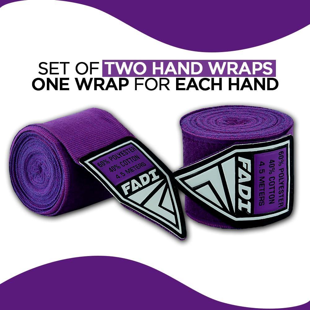 Envolturas de Mano de Boxeo Fadi Sports 180" (457 cm) Unisex