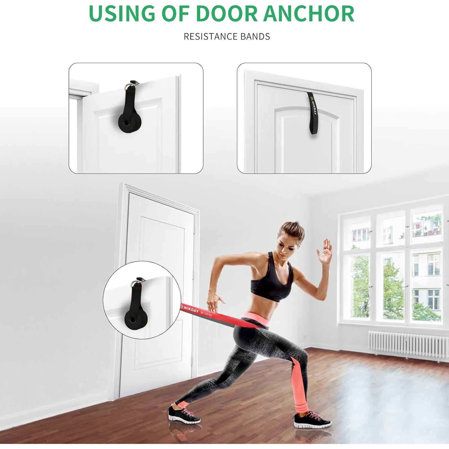 Bandas de Resistencia WIKDAY 5 Niveles 3.6-56.7 kg para Ejercicio