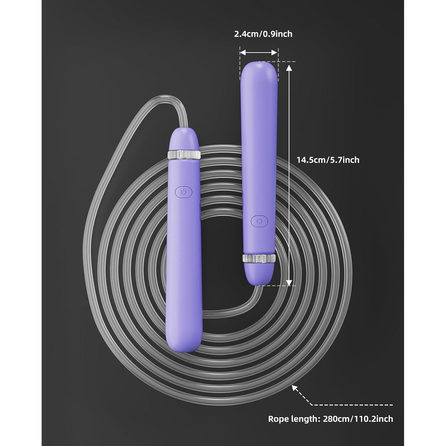 Cuerda de Salto LED ACHDOFITS Ajustable para Niños y Adultos