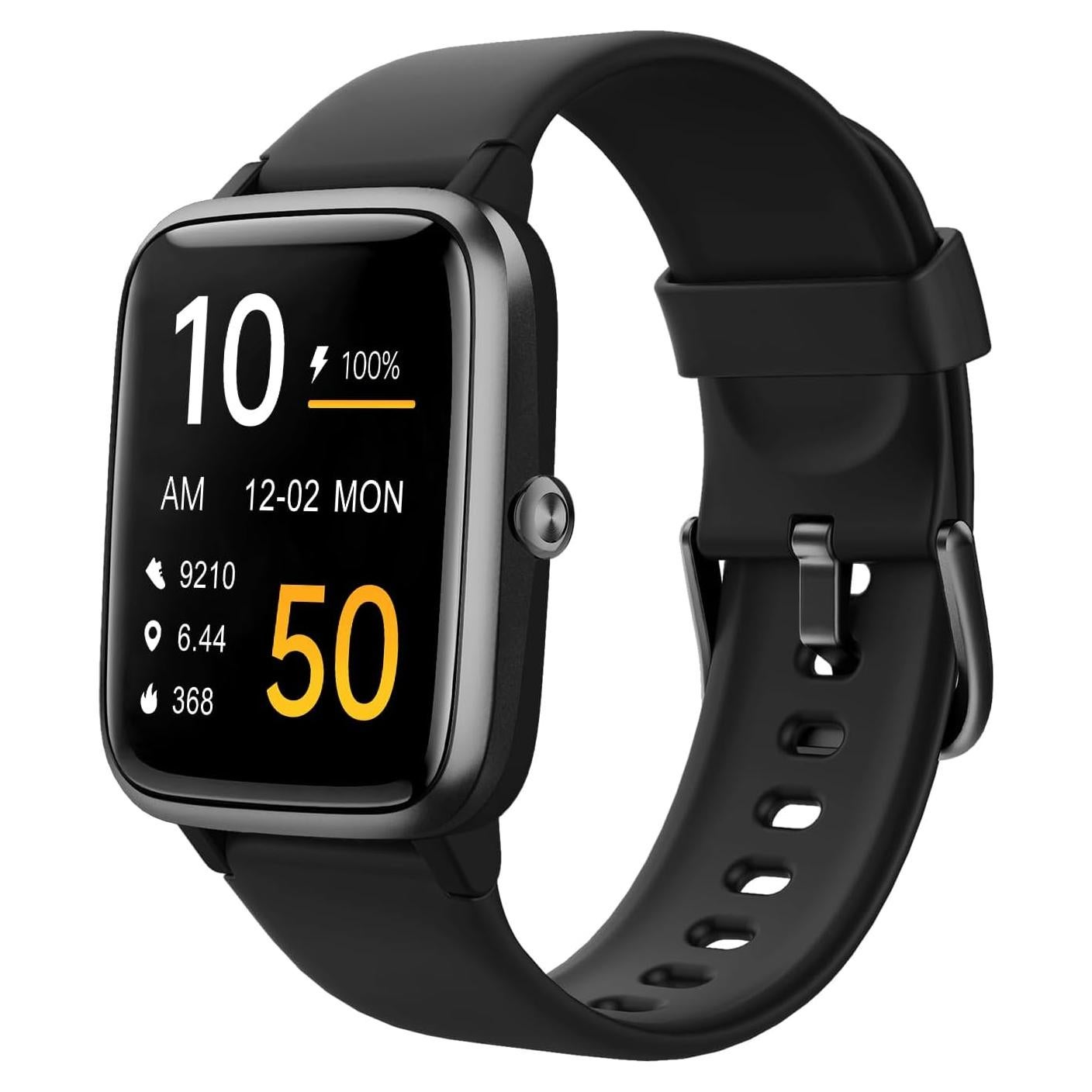 Reloj Inteligente ASIAMENG 1.85" Fitness IP68 Negro