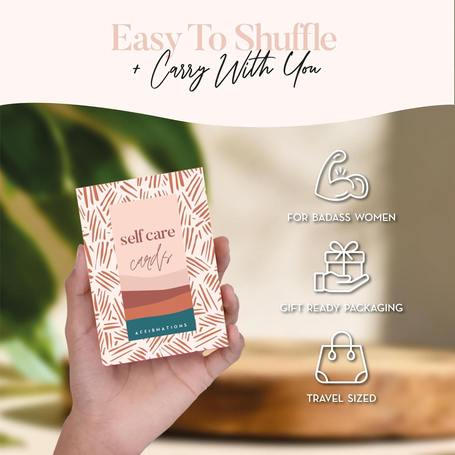 Tarjetas de Afirmaciones Positivas Astralux - 52 para Mujeres